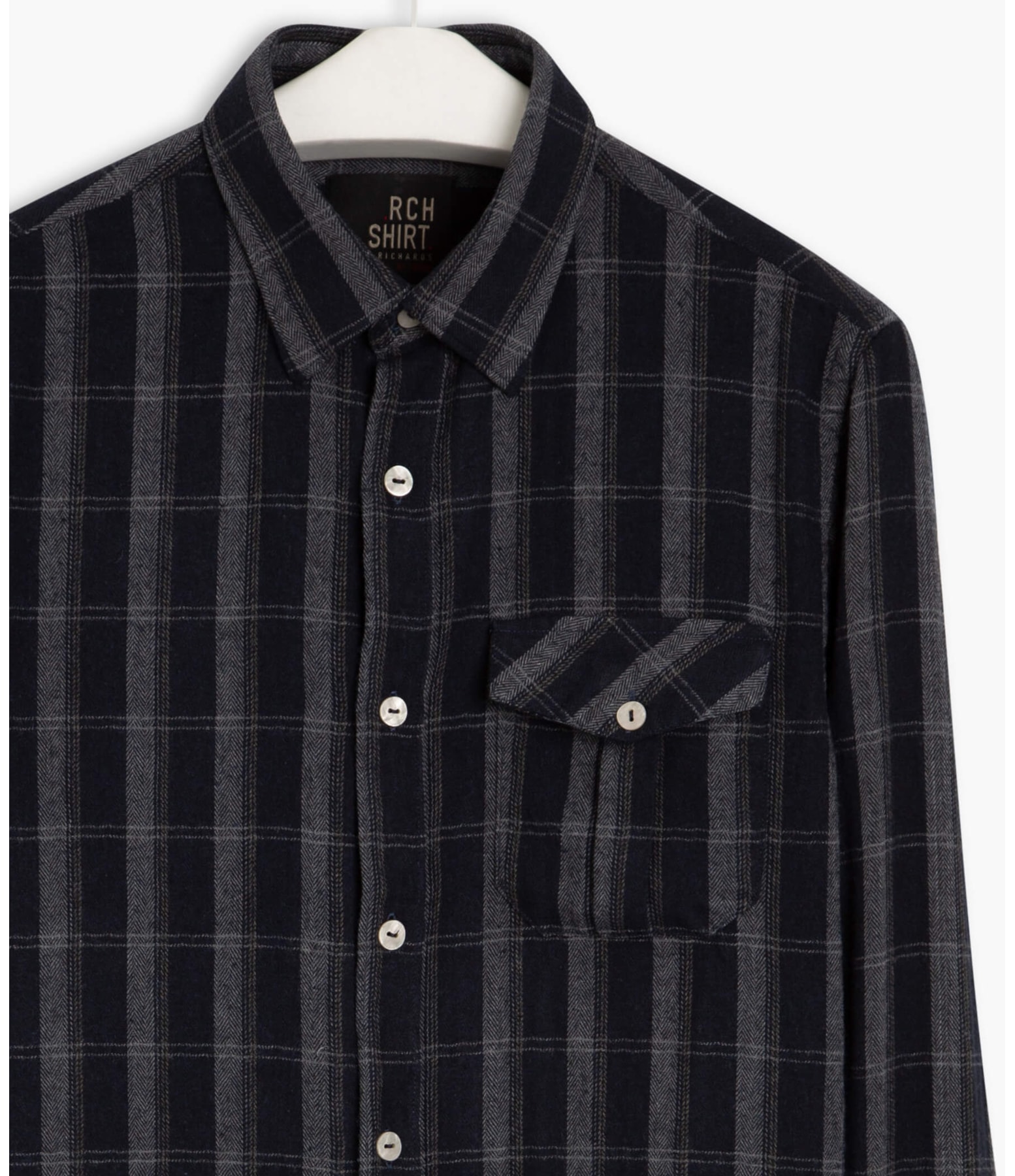 Camisa Jack Flanela Xadrez Ml Marinho