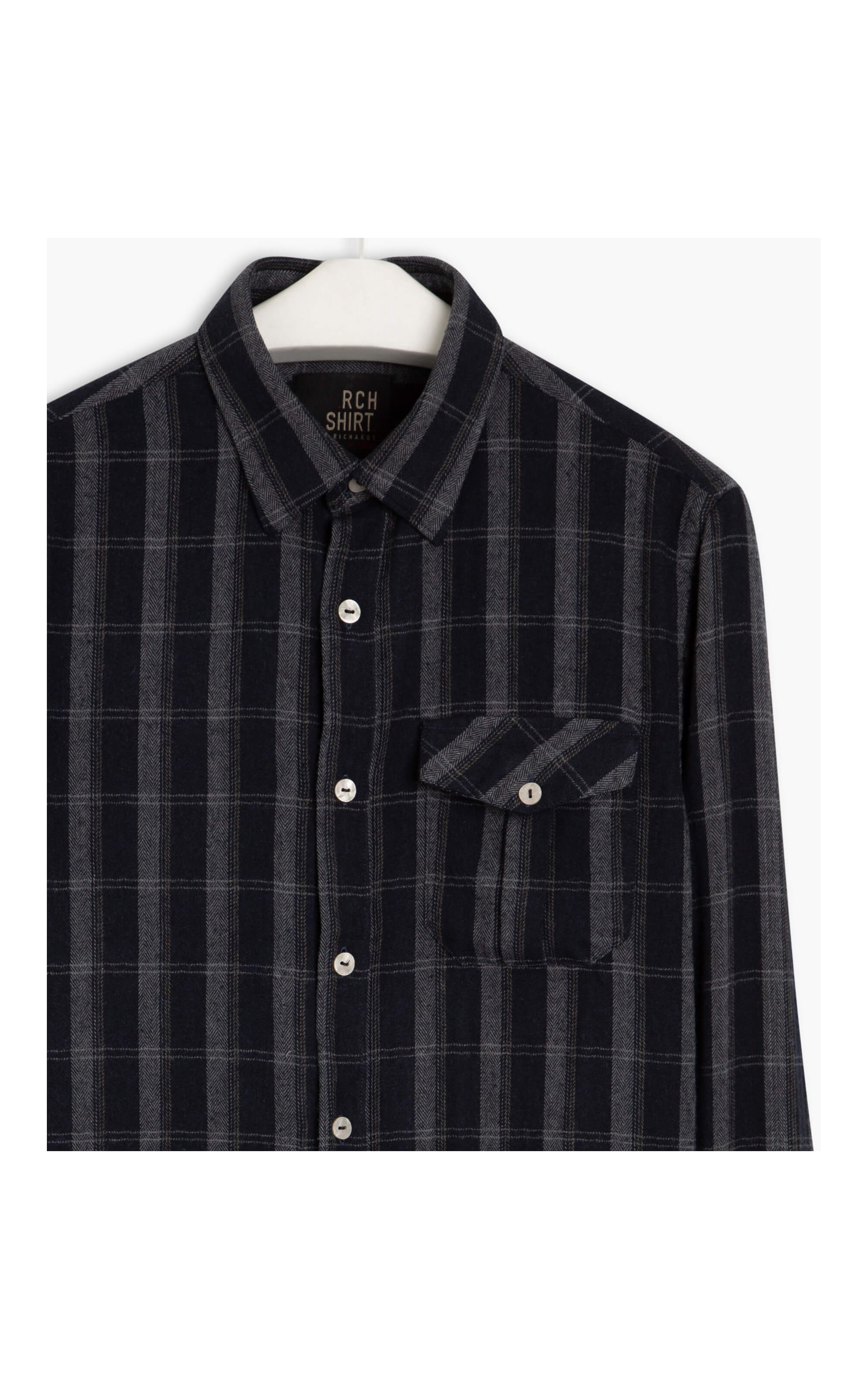 Camisa Jack Flanela Xadrez Ml Marinho