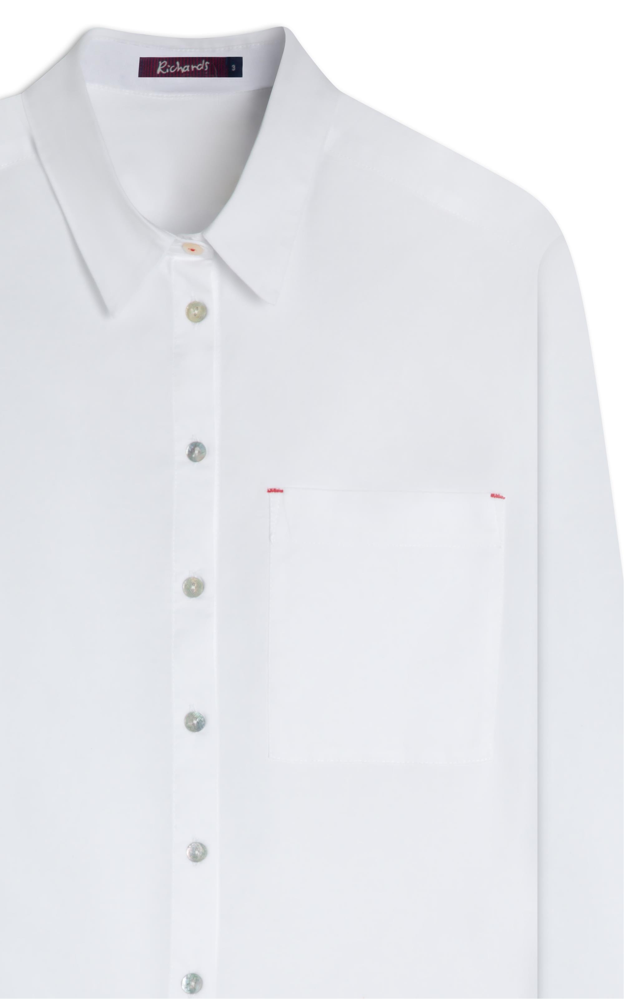 Camisa Jade Algodao Branco