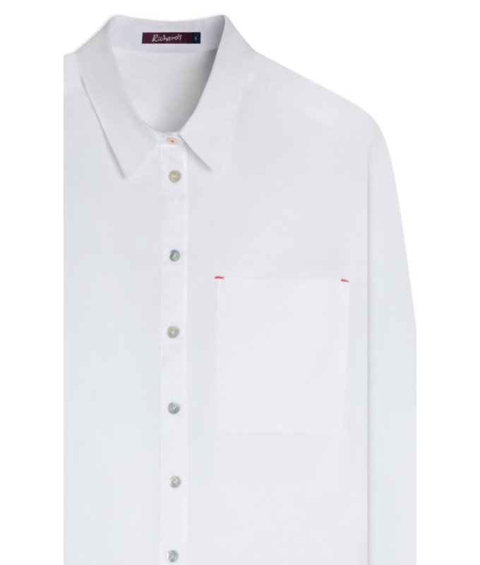 Camisa Jade Algodao Branco