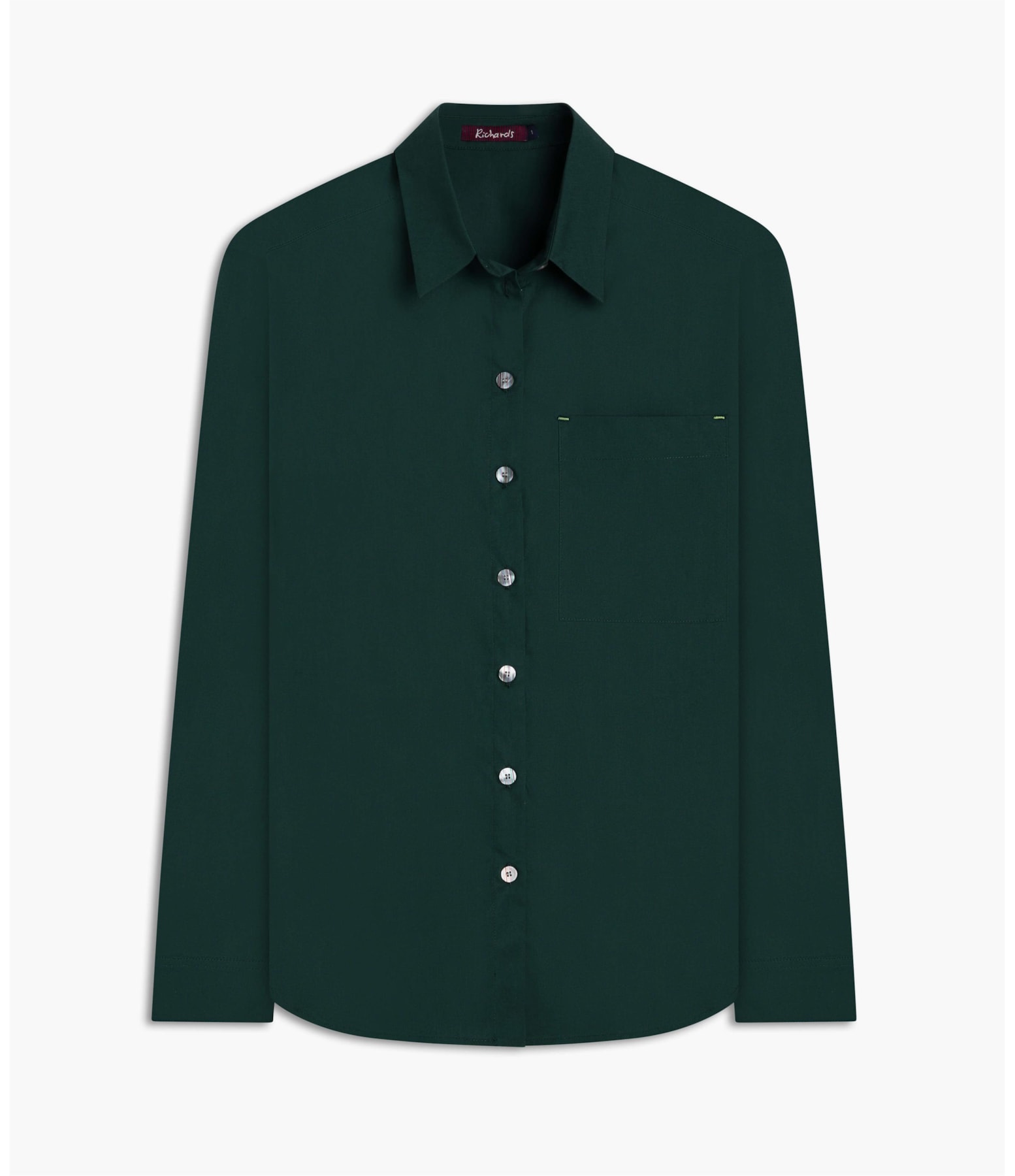 Camisa Jade Algodao Verde Militar