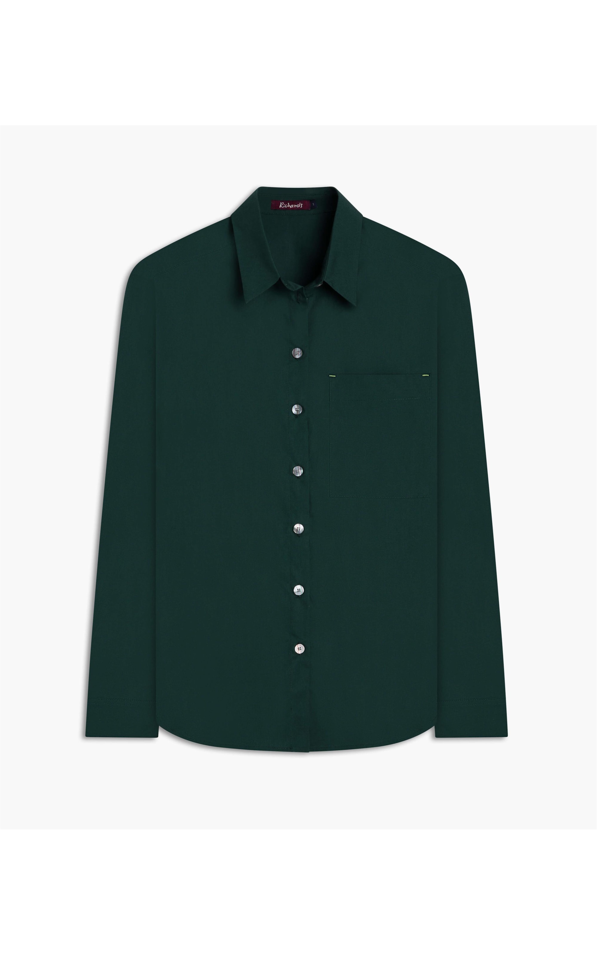 Camisa Jade Algodao Verde Militar