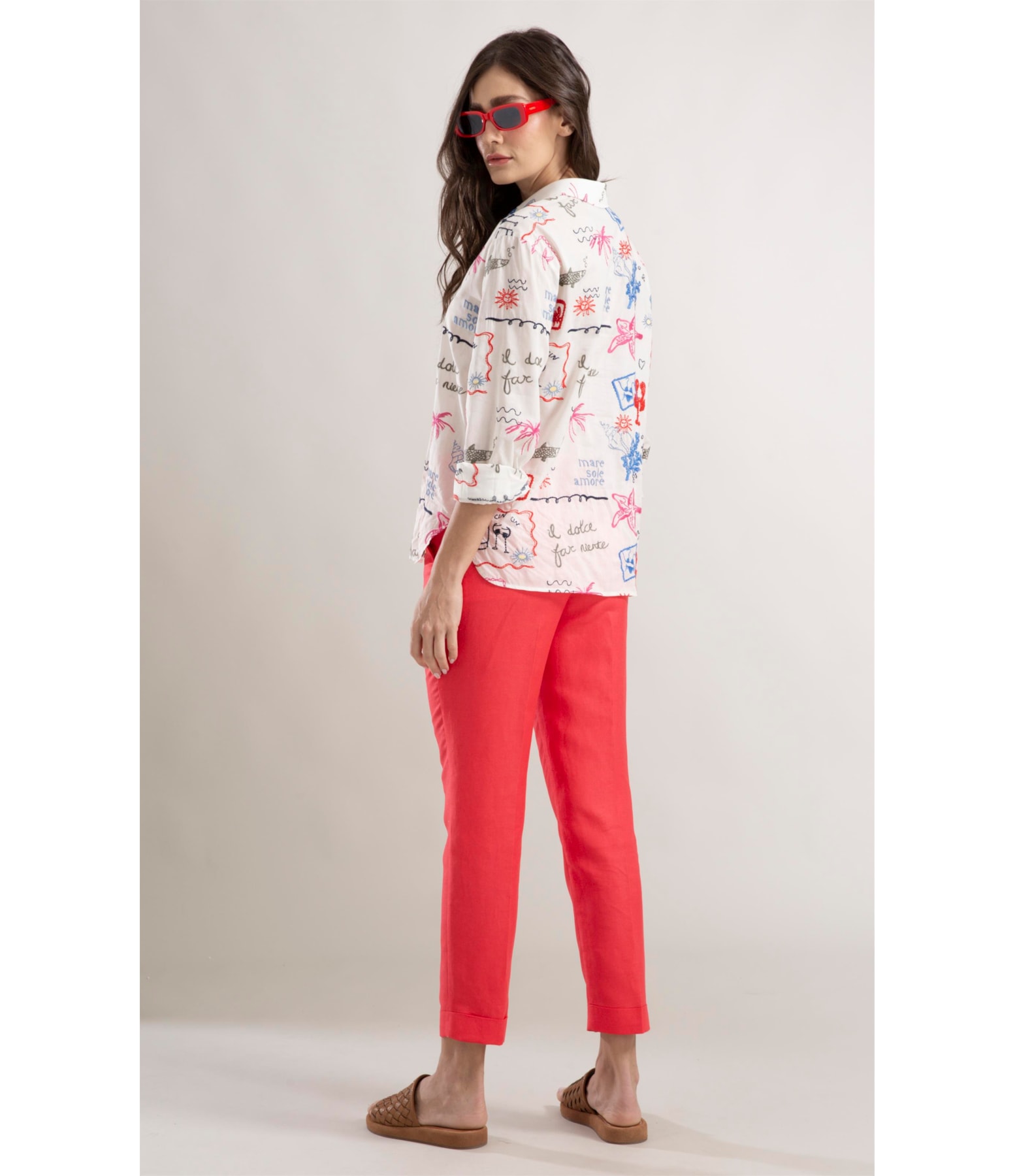 Camisa Jade Bordado Summer Branco