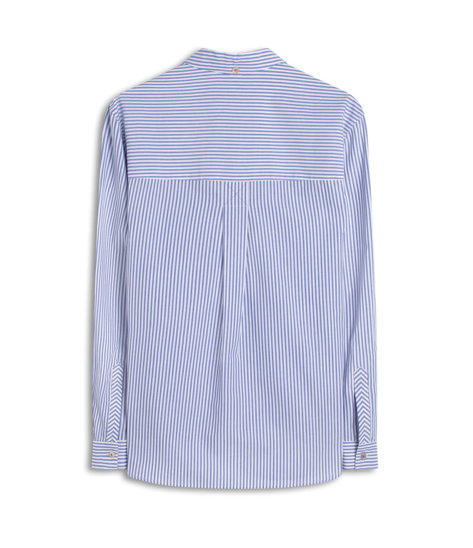 Camisa Jade Tricoline Silk Azul Bic