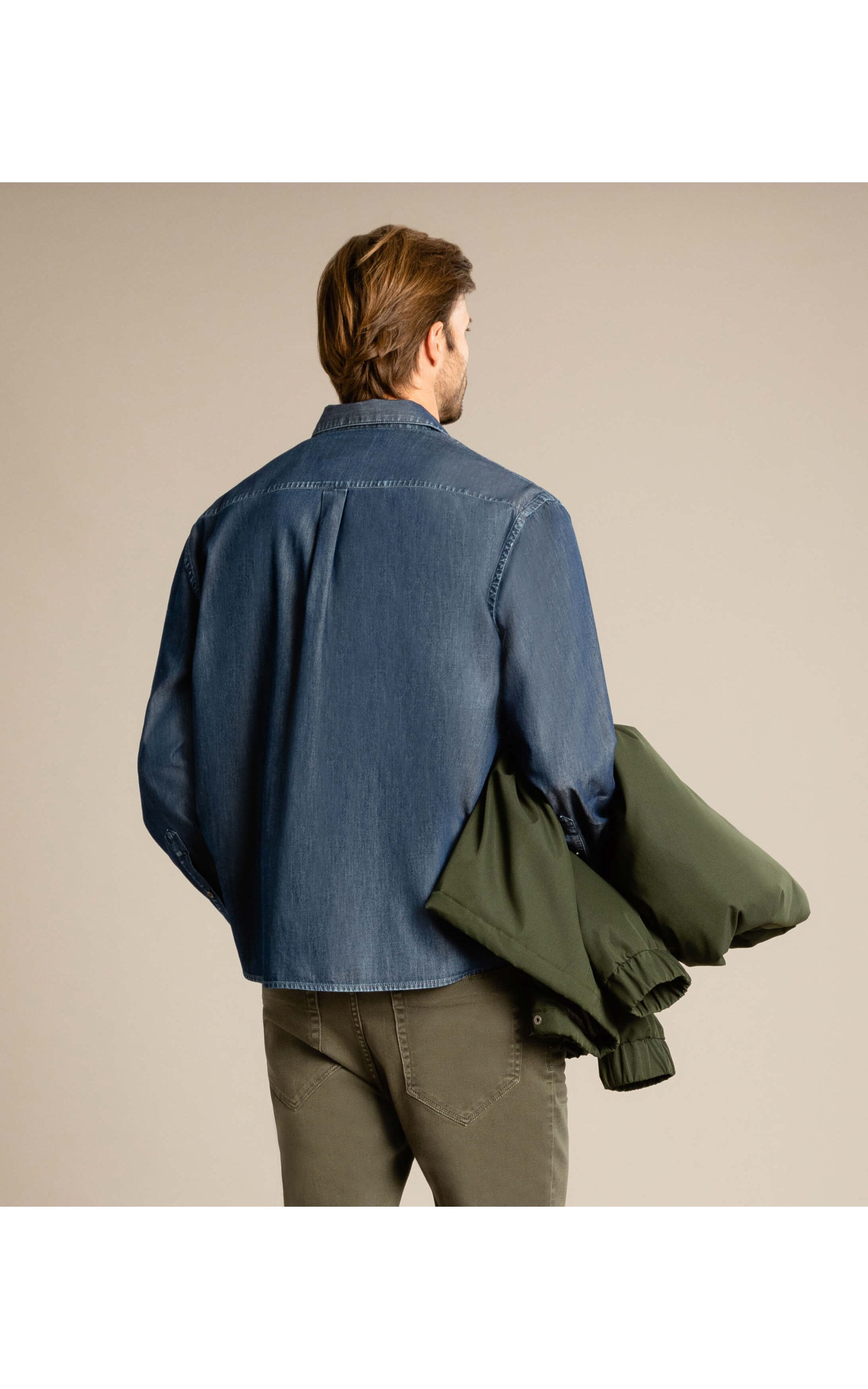 Camisa Jeans Traveler Marinho