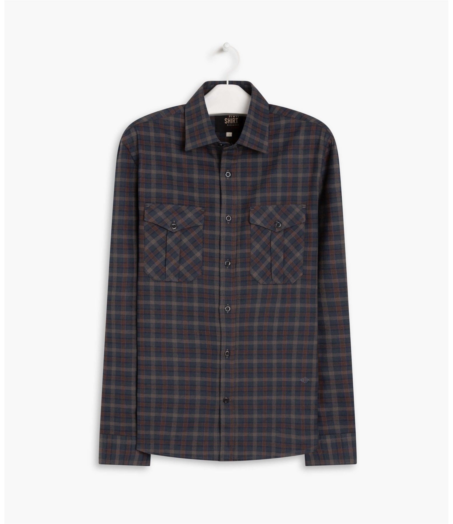 Camisa Jonas Flanela Xadrez Ml Tabaco