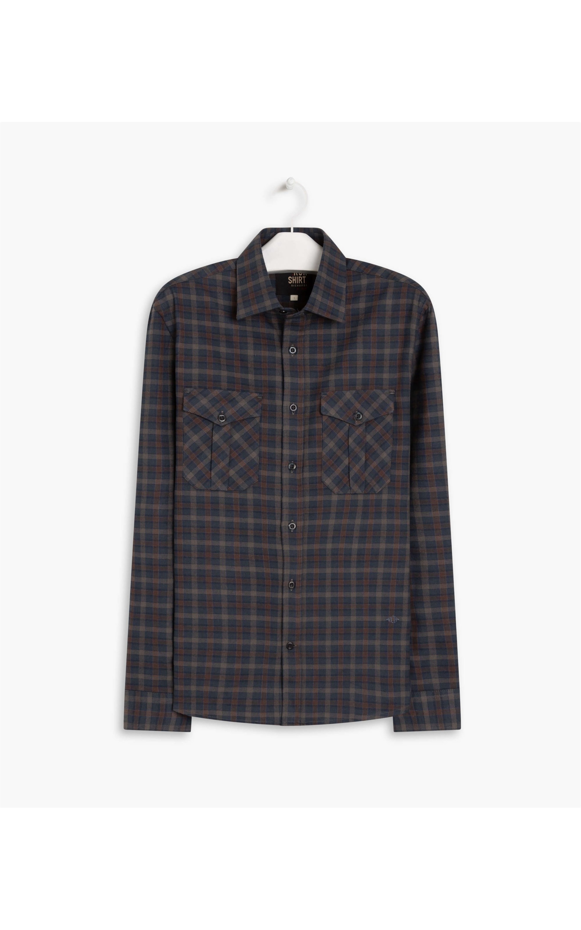 Camisa Jonas Flanela Xadrez Ml Tabaco