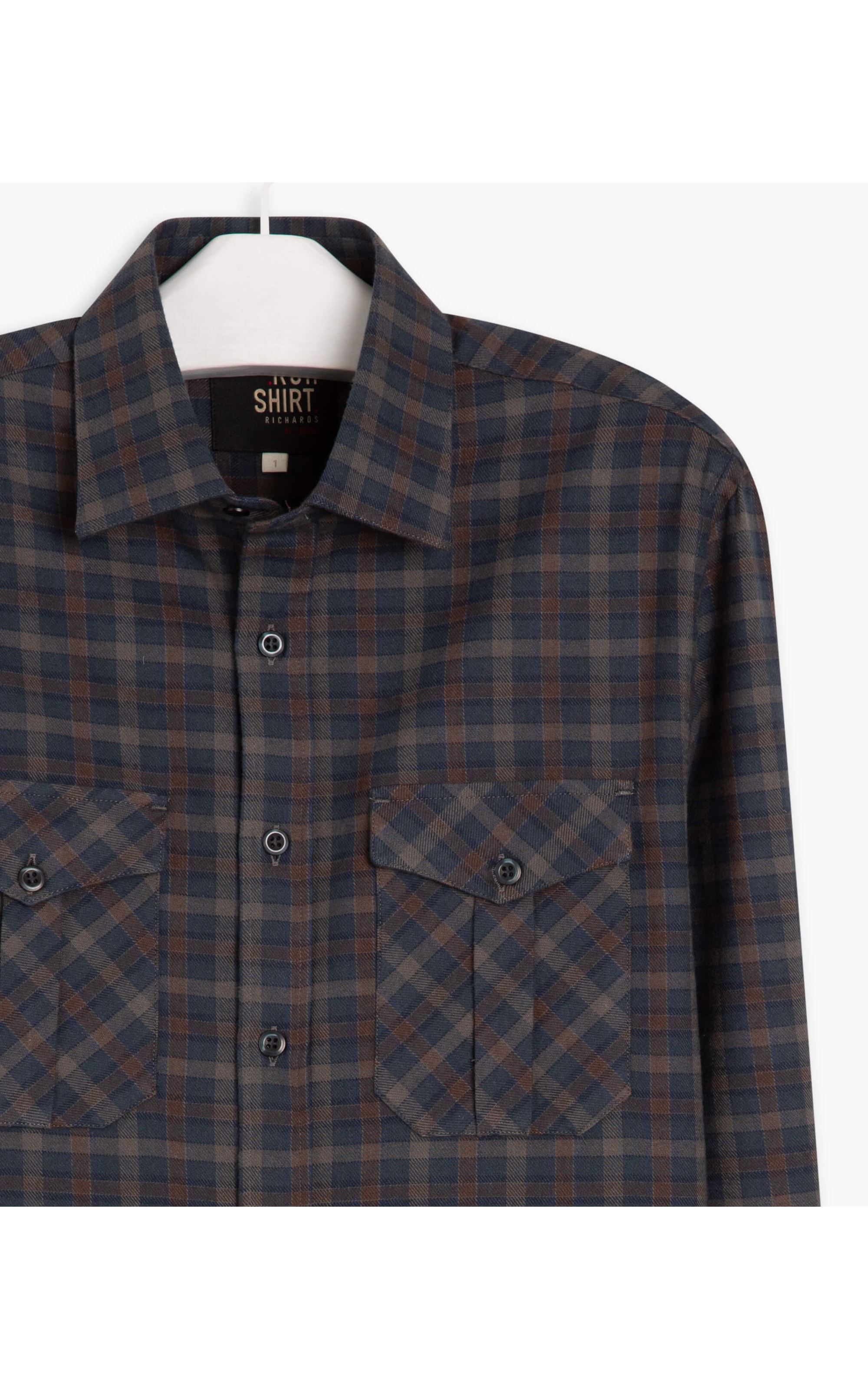 Camisa Jonas Flanela Xadrez Ml Tabaco