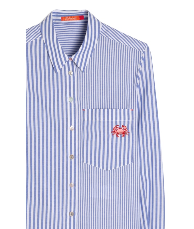 Camisa Kia Azul Bic