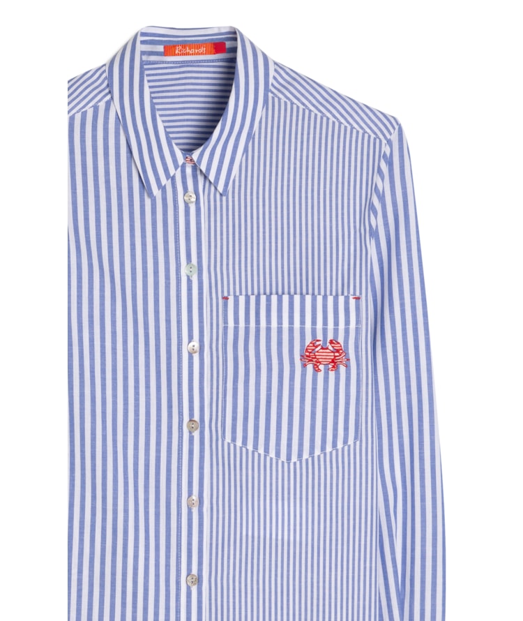 Camisa Kia Azul Bic