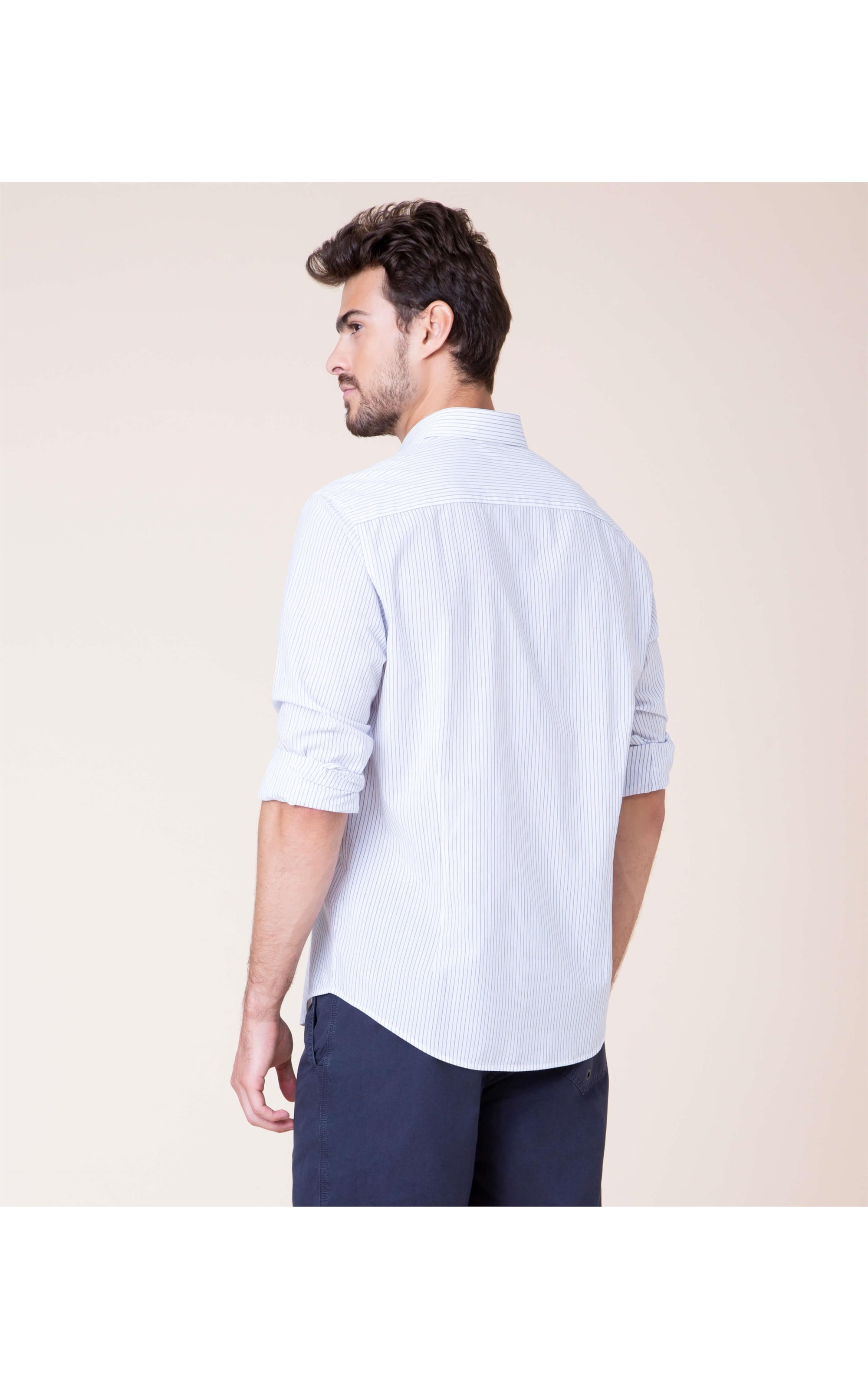 Camisa Kiev Listrada Azul Bic