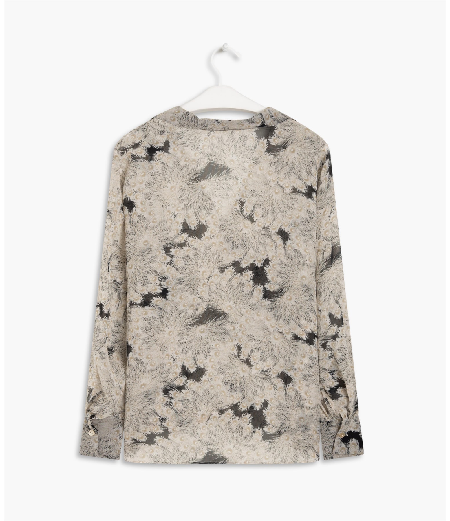 Camisa Kiwi Seda Pearls Off White