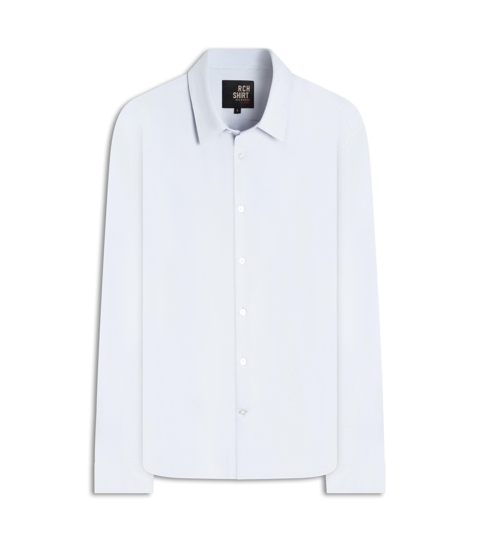 Camisa Knitted Bi Stretch Ml Azul Claro
