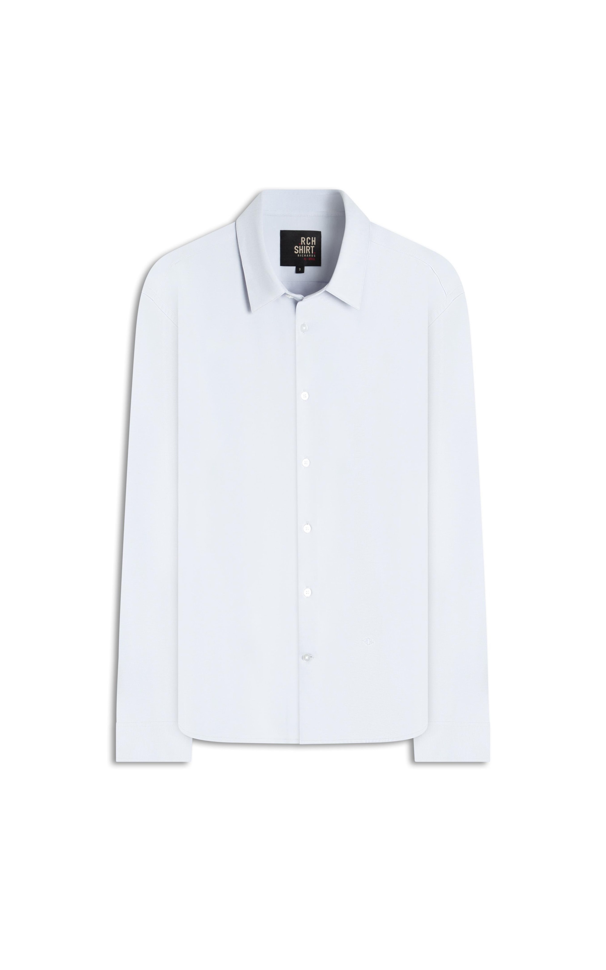 Camisa Knitted Bi Stretch Ml Azul Claro