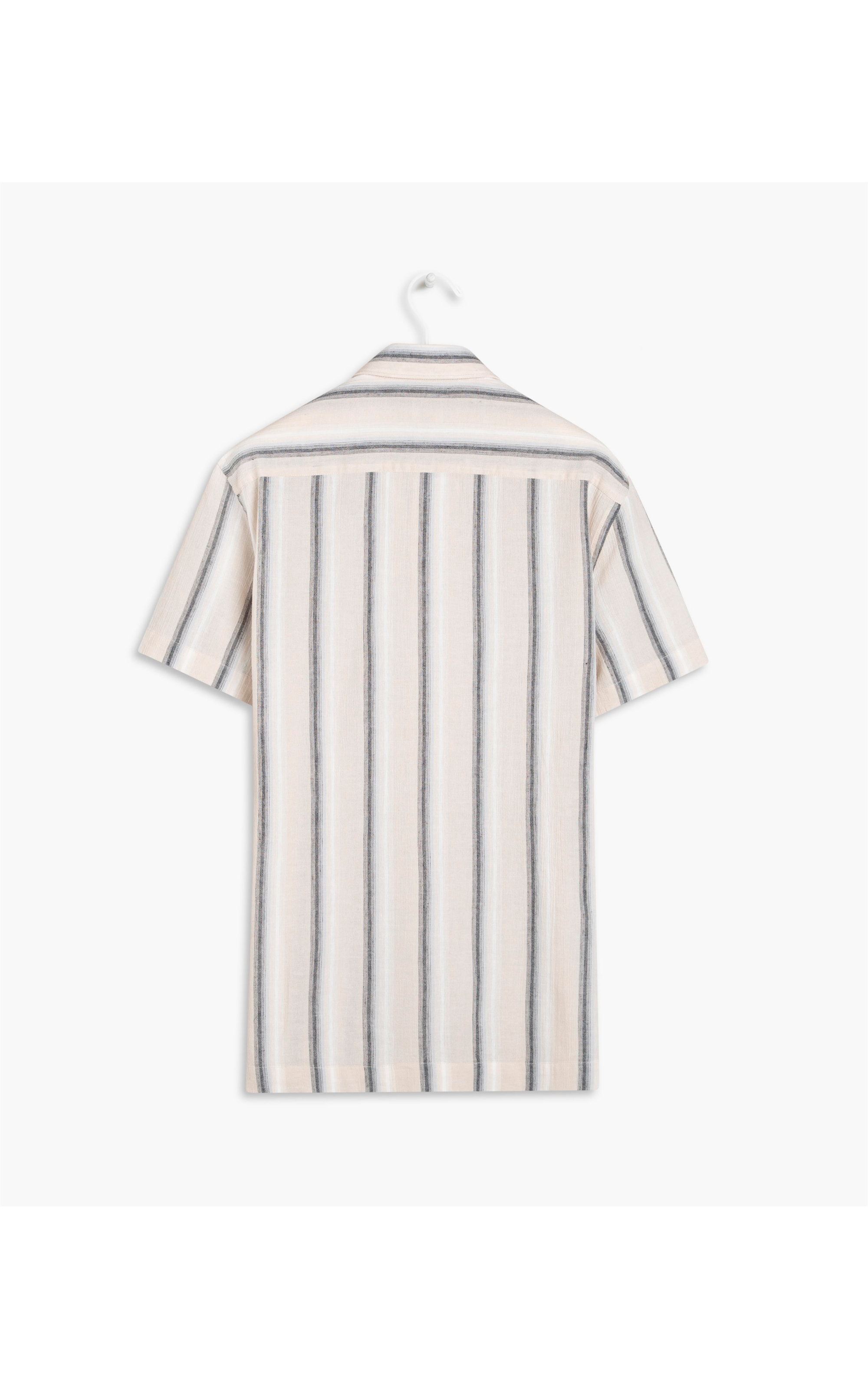 Camisa Lagoa Listrada Mc Cinza