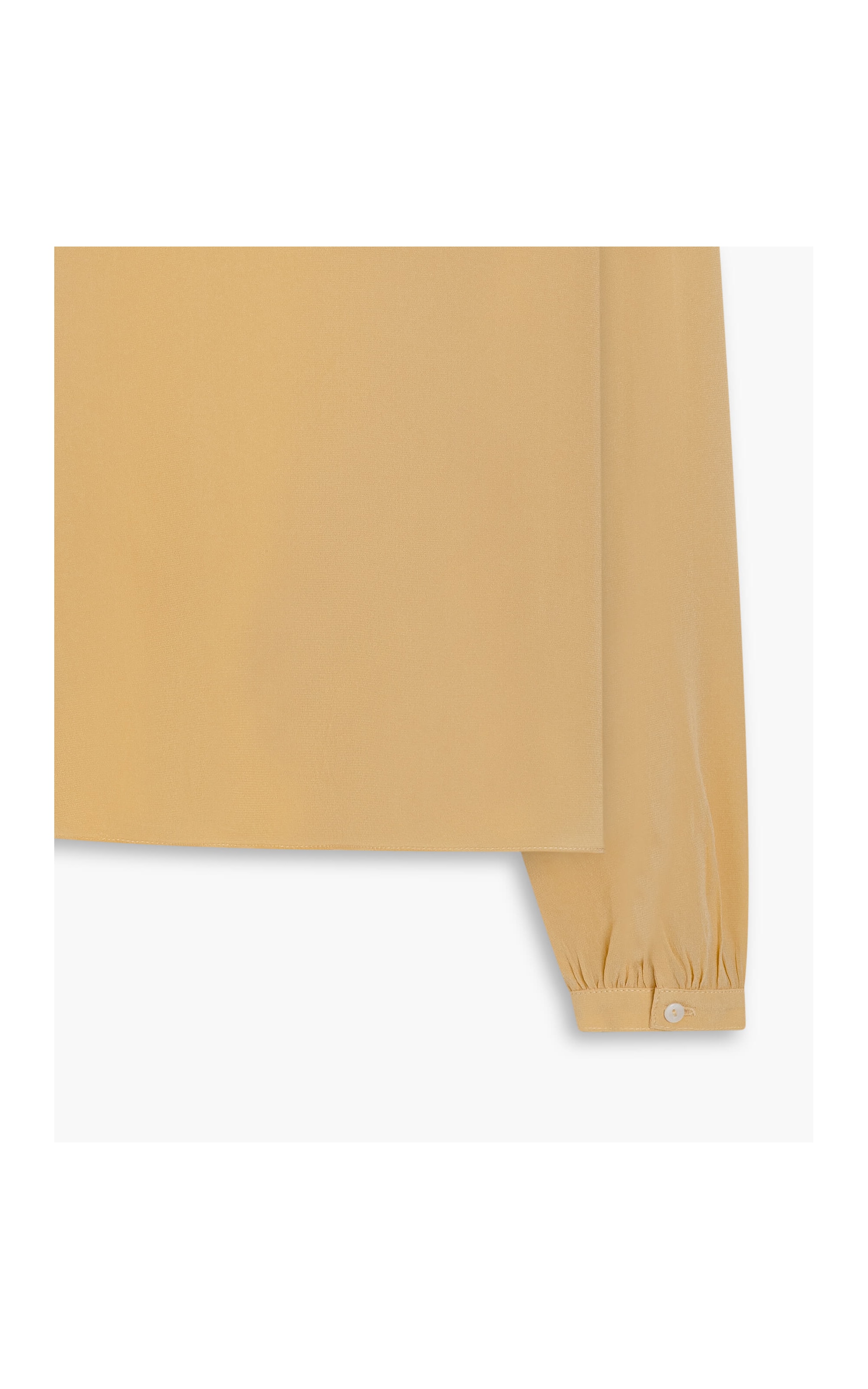 Camisa Leme Seda Lisa Amarelo Claro