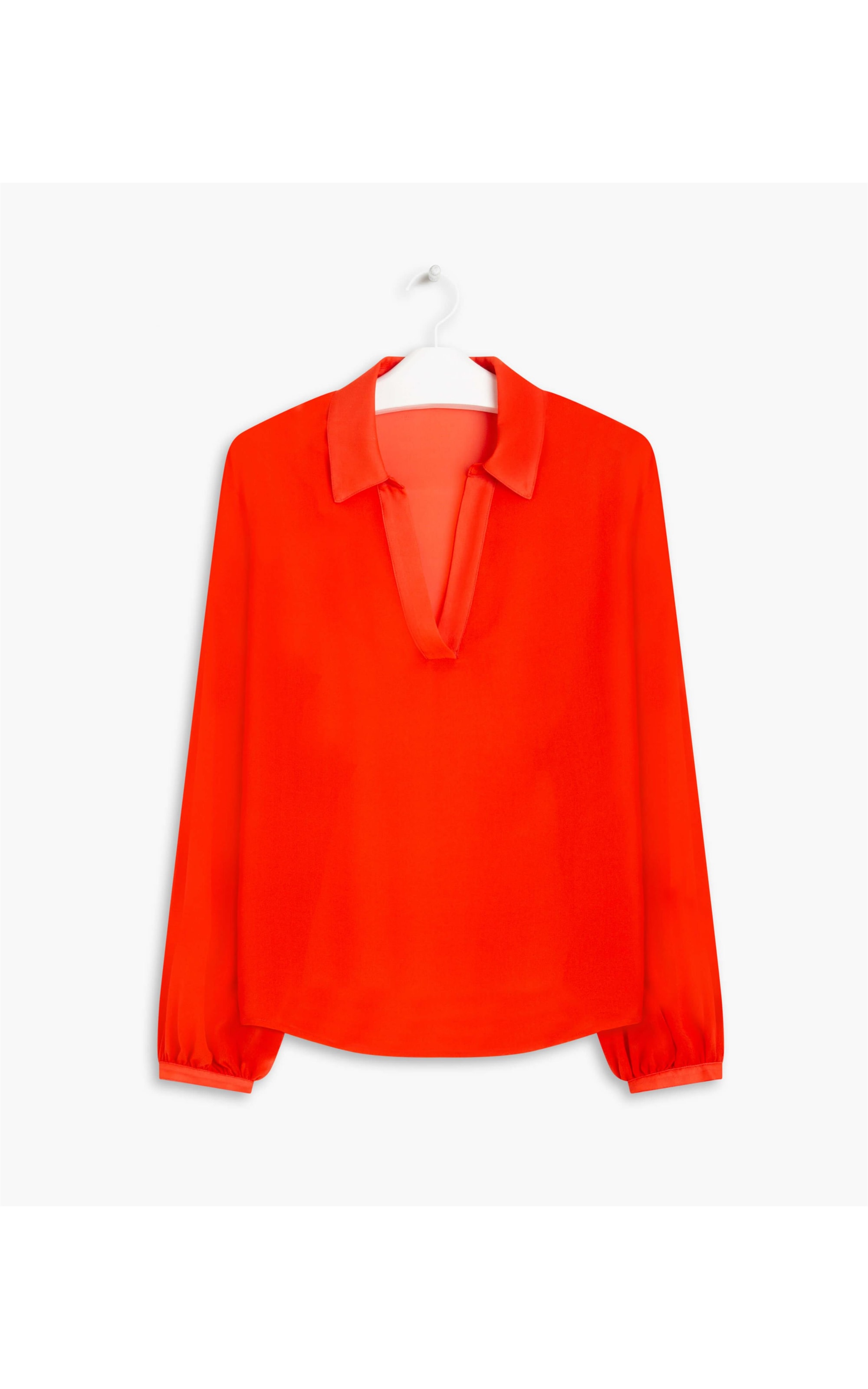 Camisa Leme Seda Lisa Laranja