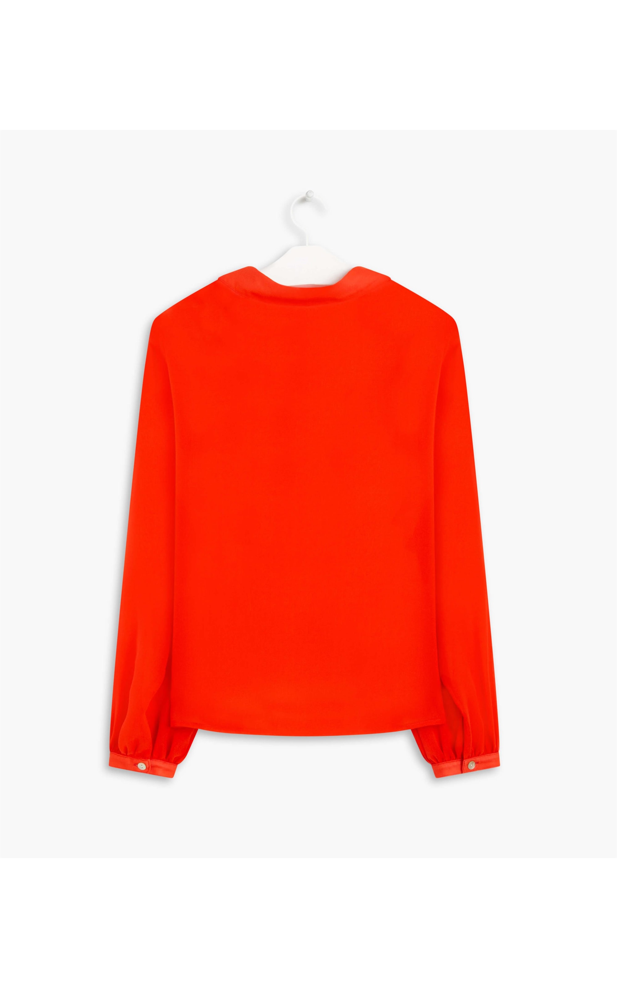 Camisa Leme Seda Lisa Laranja