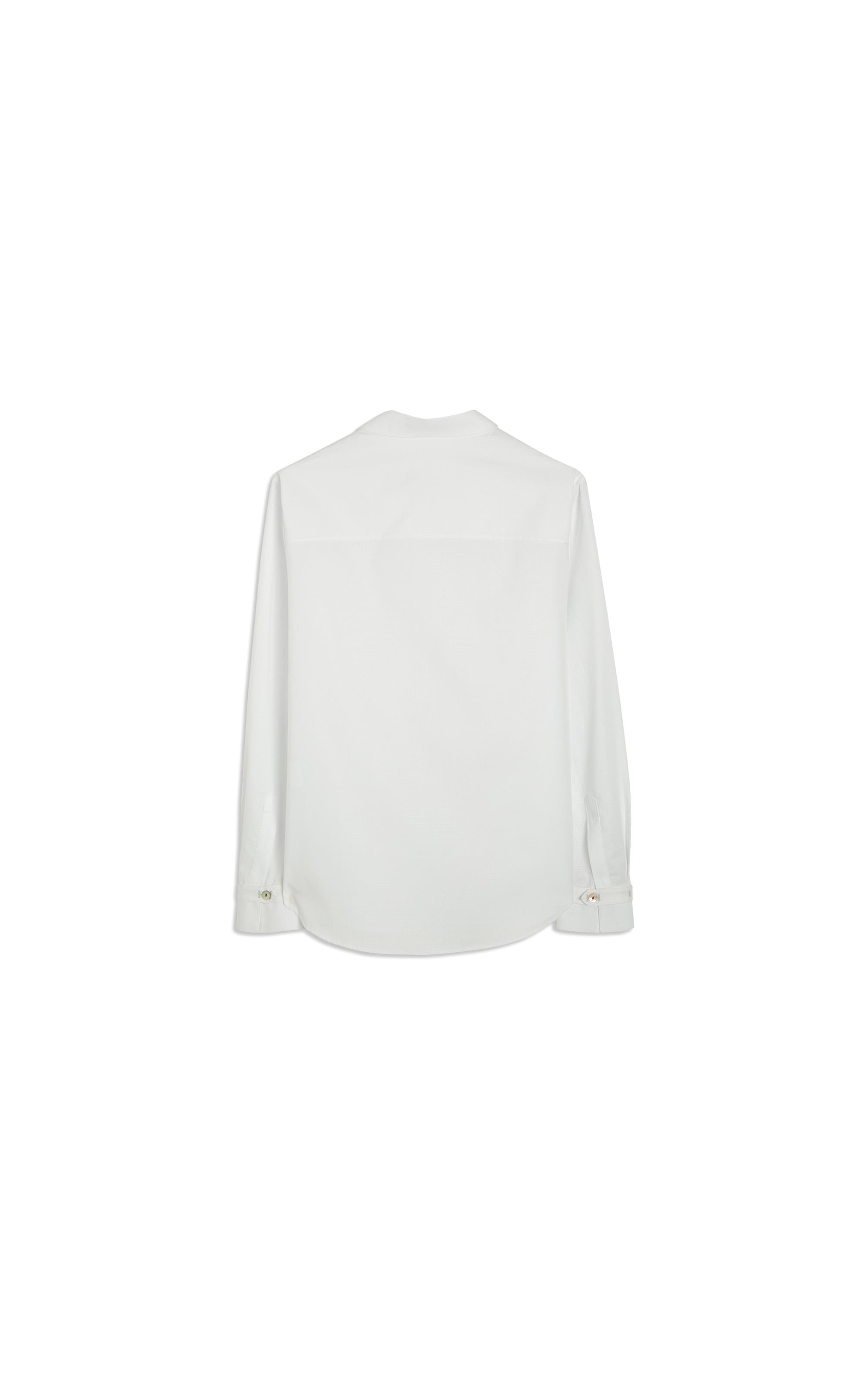 Camisa Leona Voil Maquinetado Branco