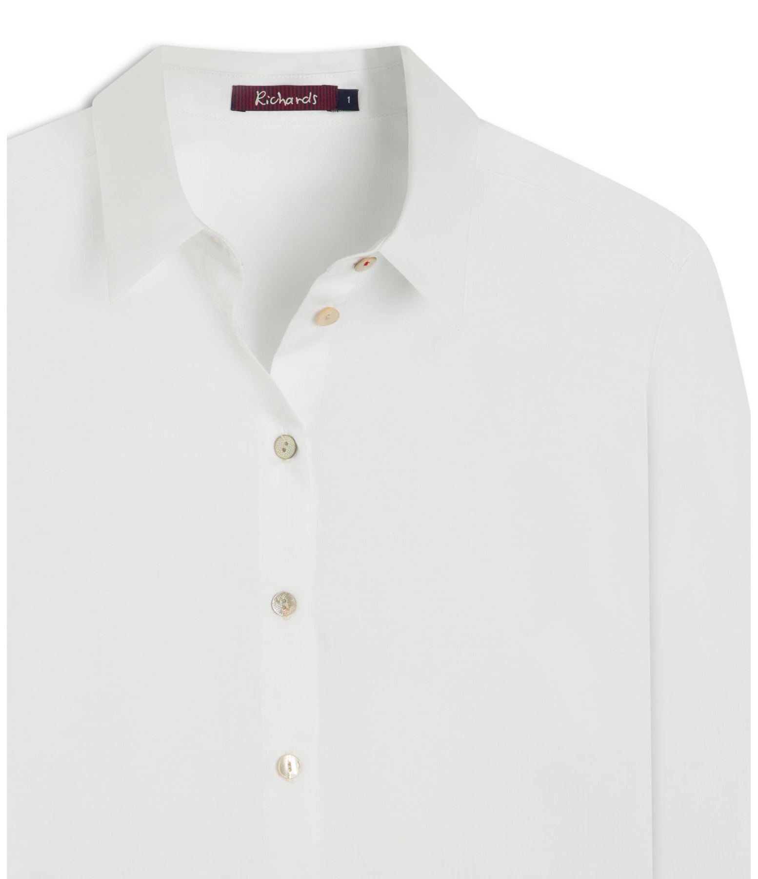 Camisa Leona Voil Maquinetado Branco