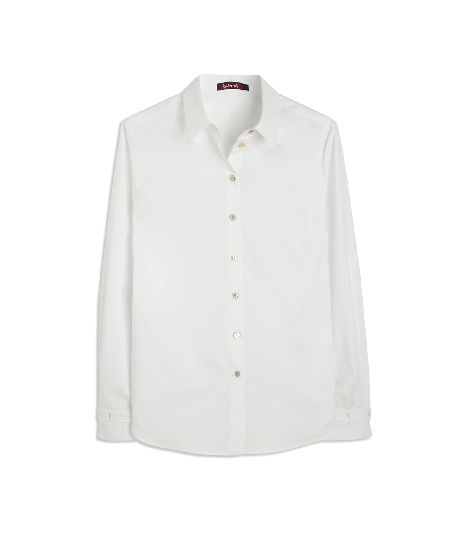 Camisa Leona Voil Maquinetado Branco