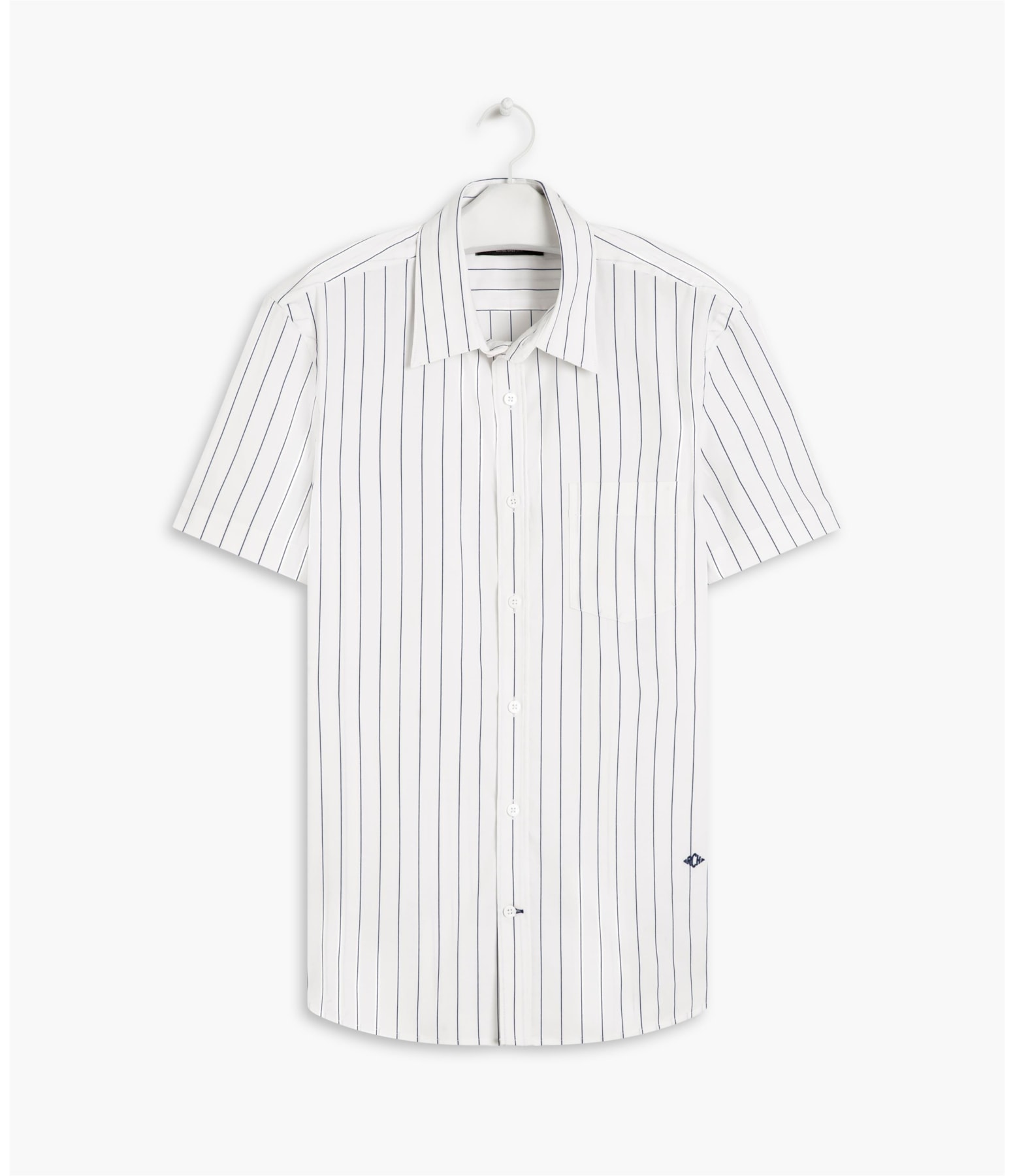 Camisa Lima Listrada Mc Azul Bic
