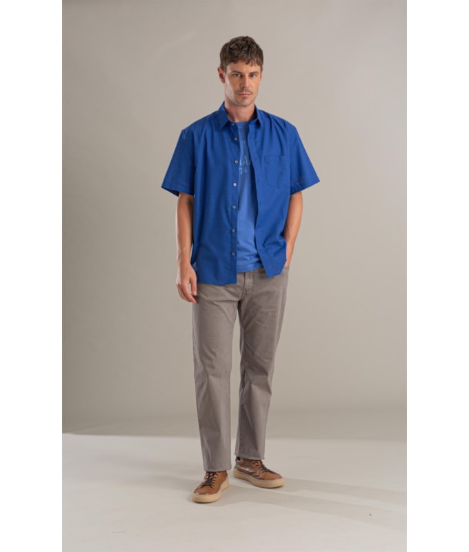 Camisa Linen Like Gabriel Royal