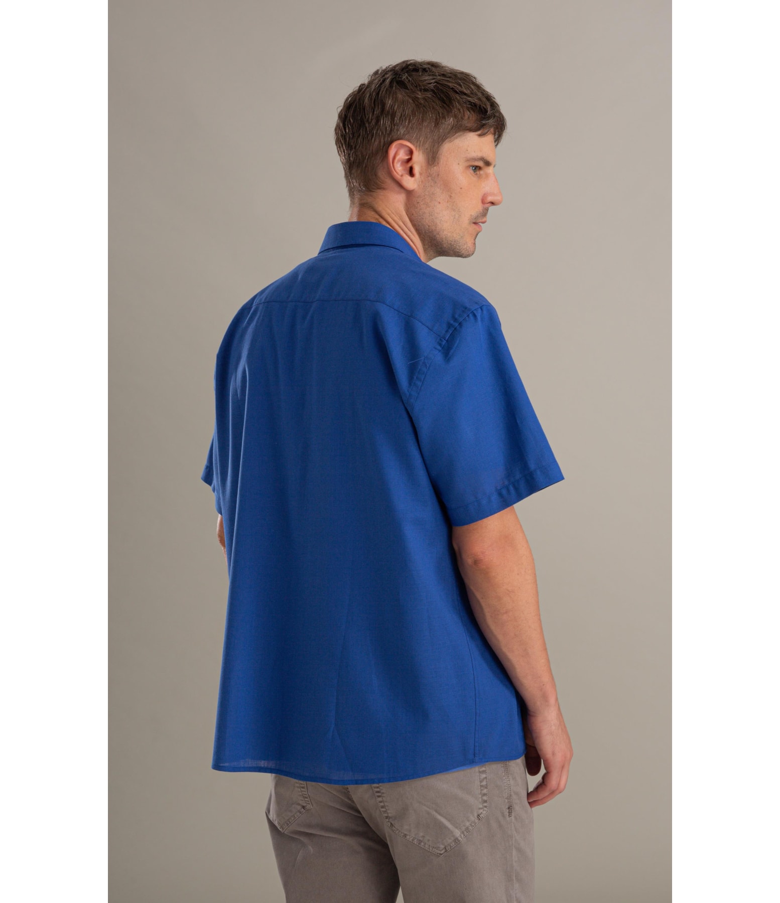 Camisa Linen Like Gabriel Royal