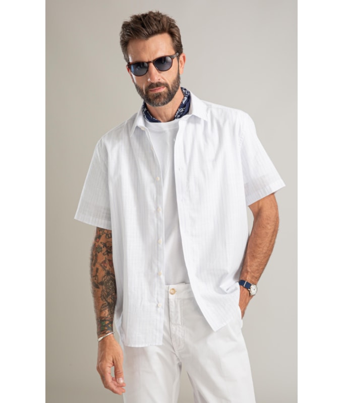 Camisa Linen Like Listrado Angelo Mc Hortencia