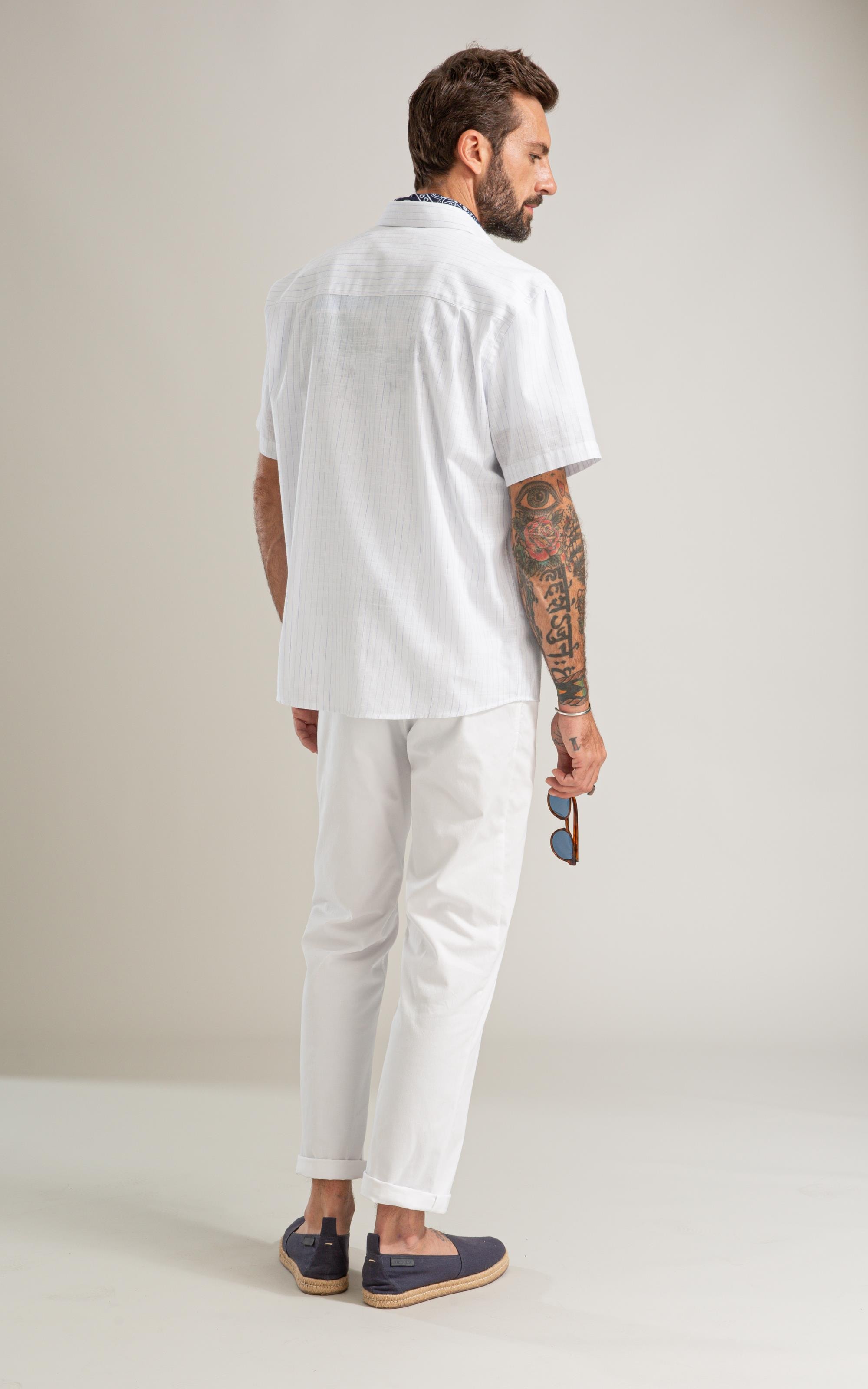 Camisa Linen Like Listrado Angelo Mc Hortencia