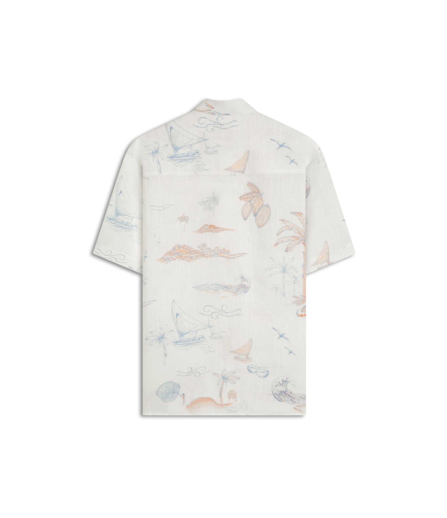 Camisa Linen Like Sereia Mc Off White