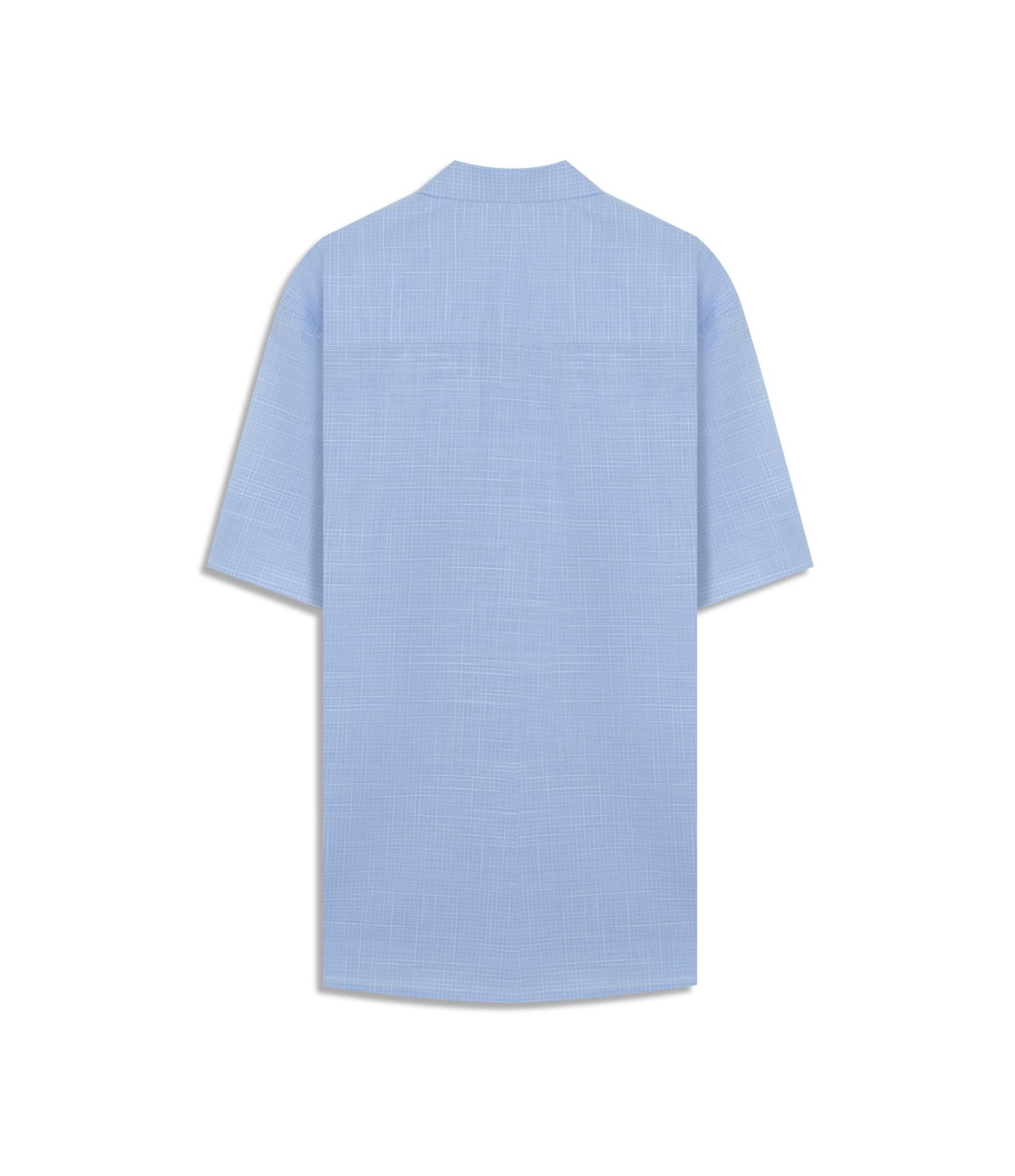 Camisa Linen Like Xadrez Gabriel Mc Azul Claro