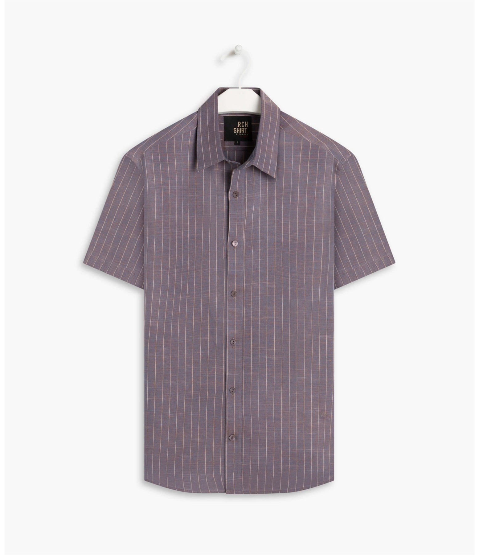 Camisa Linho  Adriano Azul Pervante
