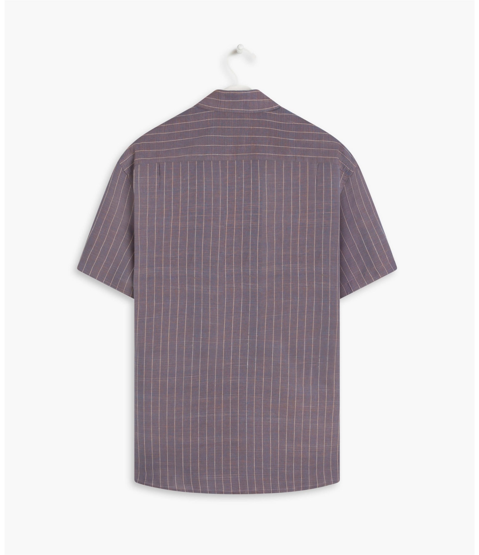 Camisa Linho  Adriano Azul Pervante
