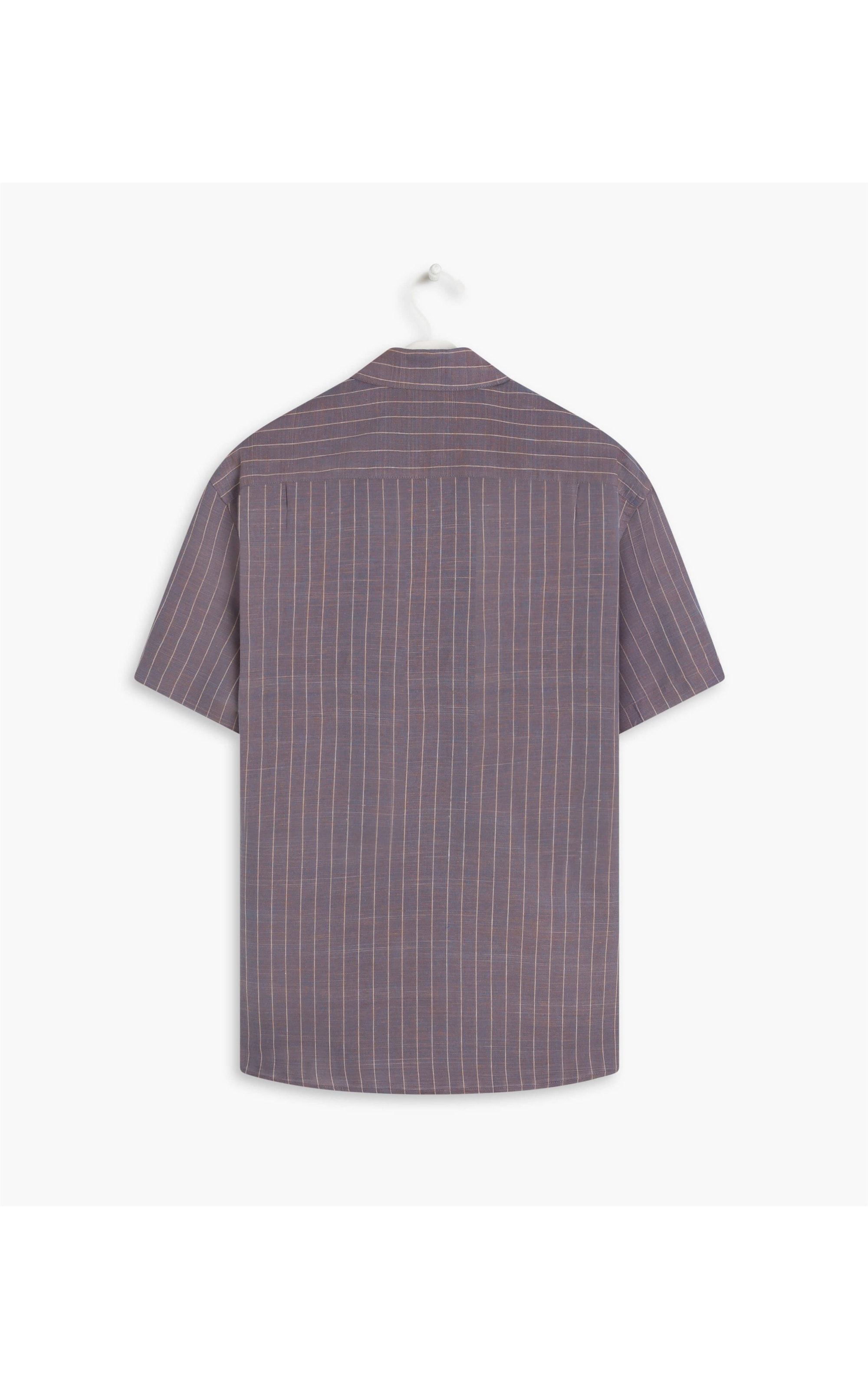 Camisa Linho  Adriano Azul Pervante