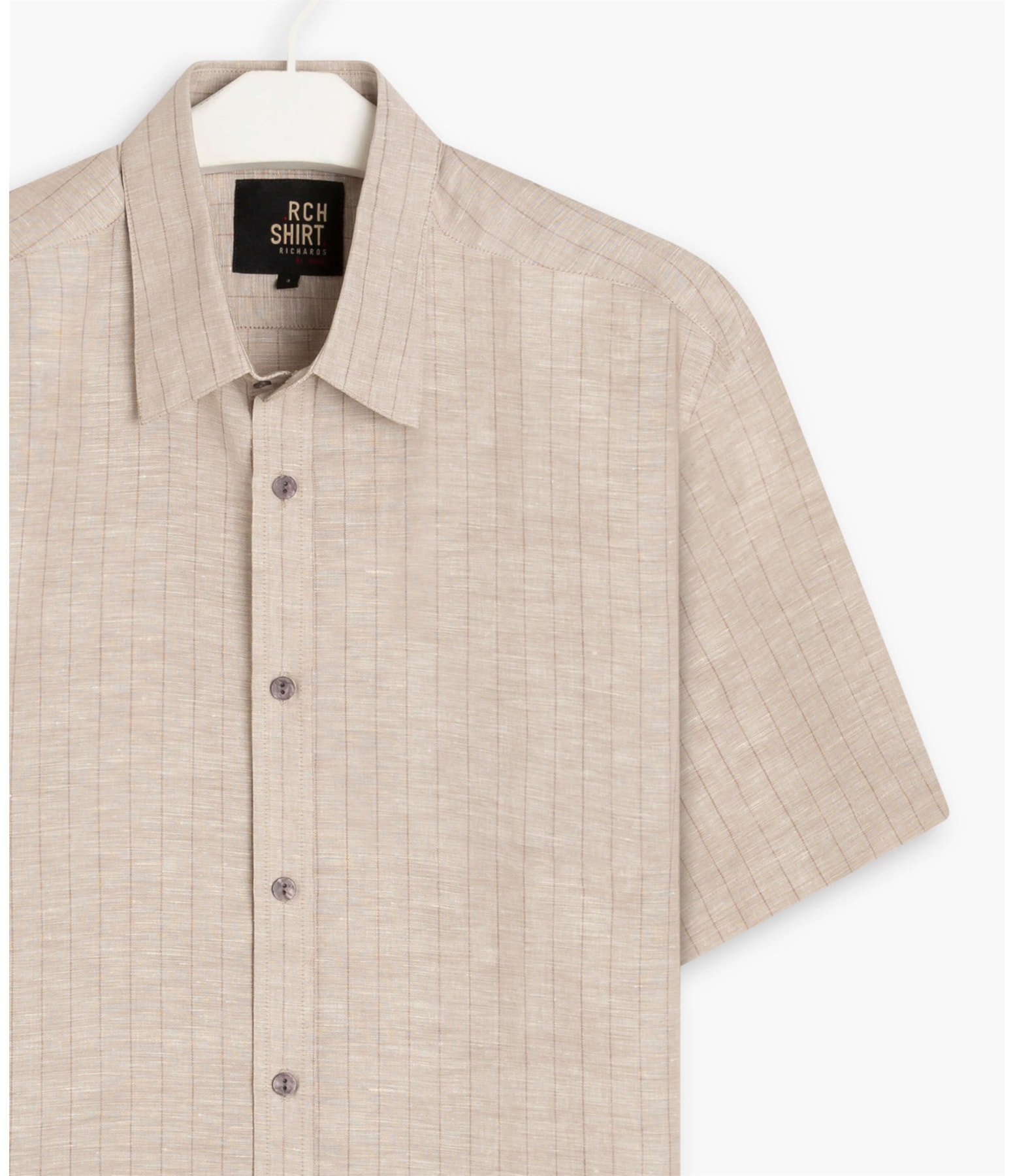 Camisa Linho  Adriano Natural