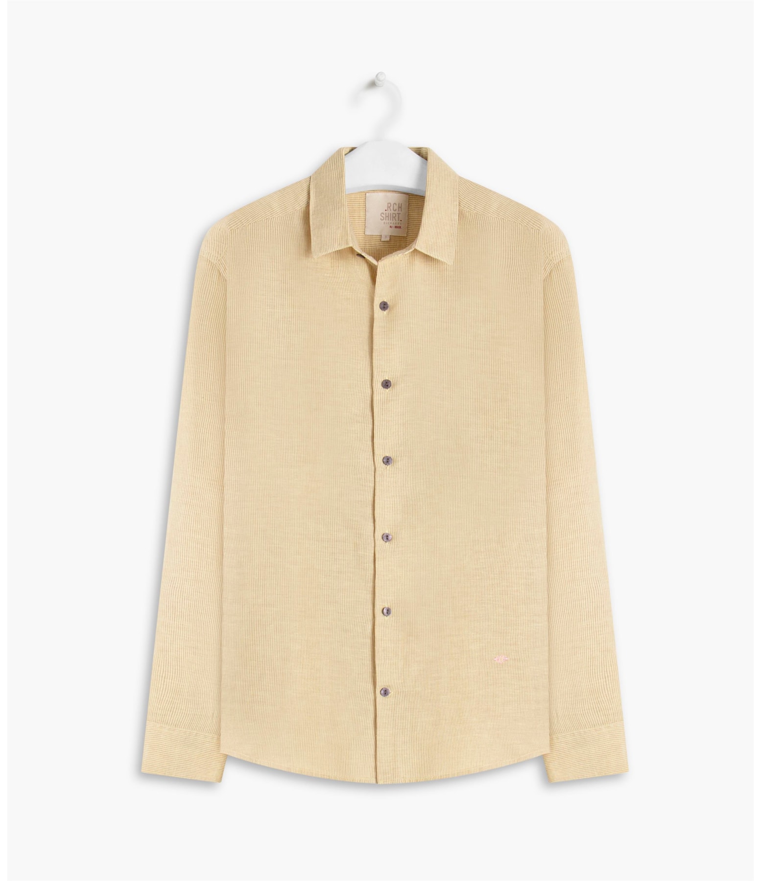 Camisa Linho  Alexandre Amarelo