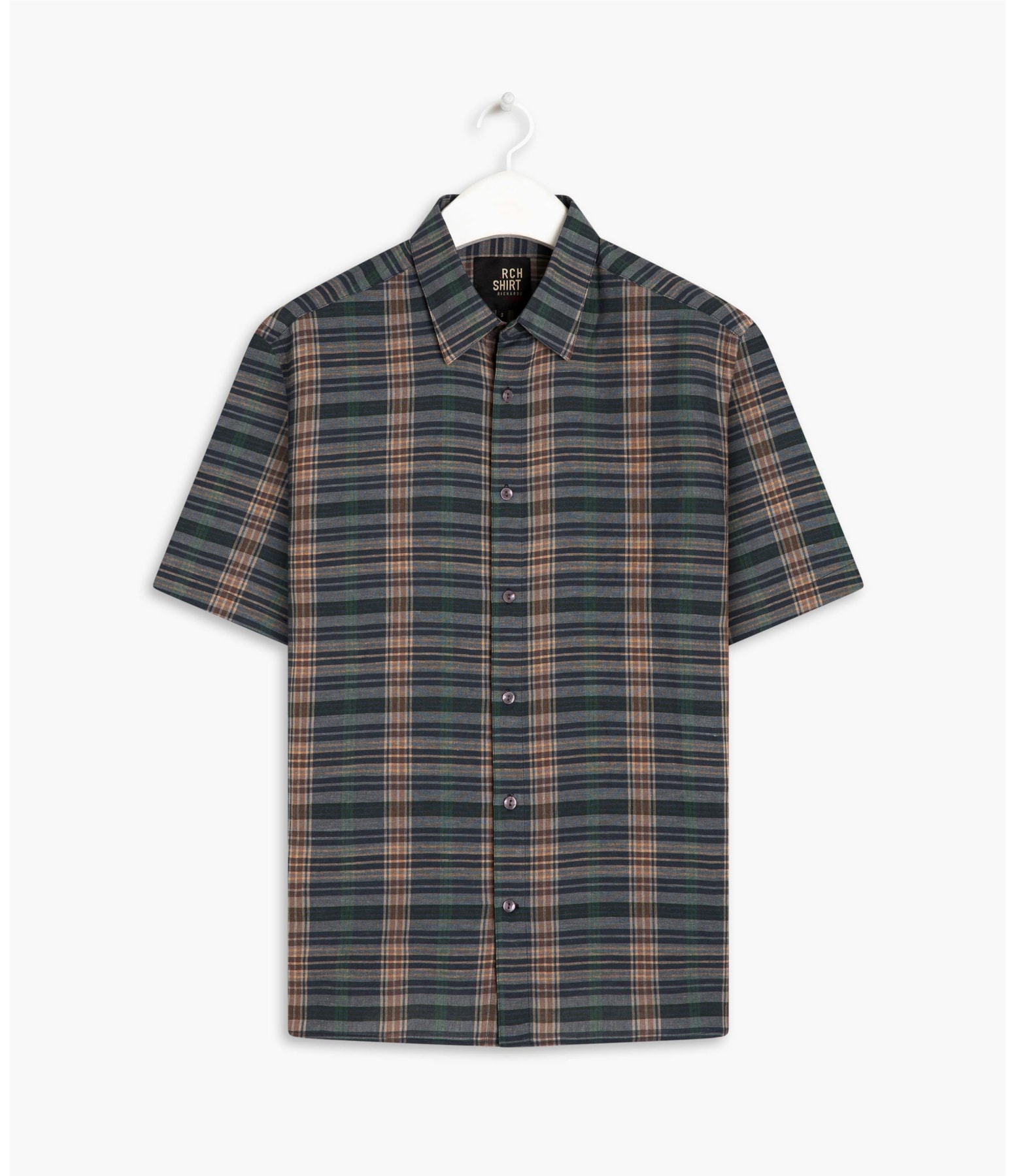 Camisa Linho  Alexandre Marrom