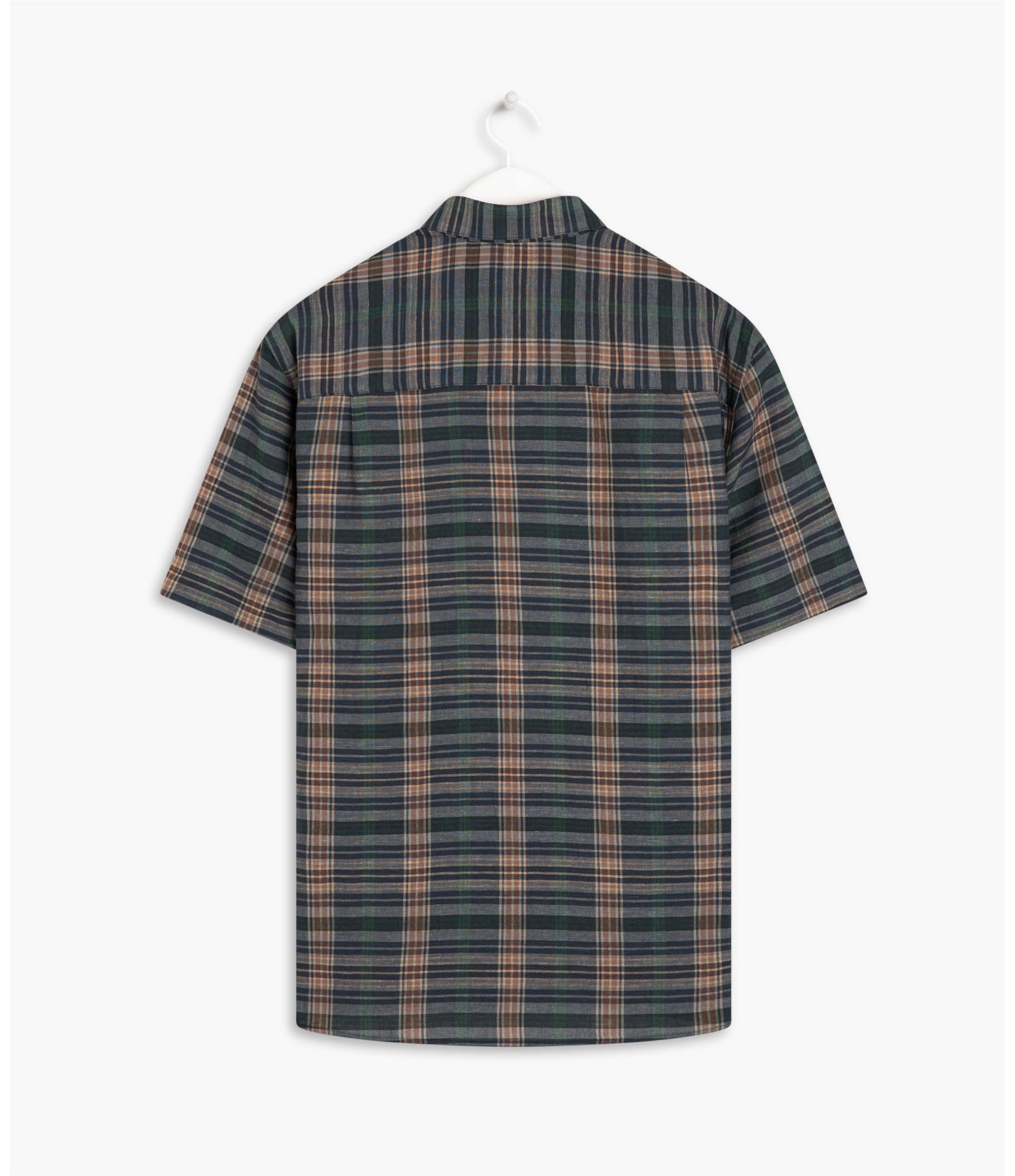Camisa Linho  Alexandre Marrom