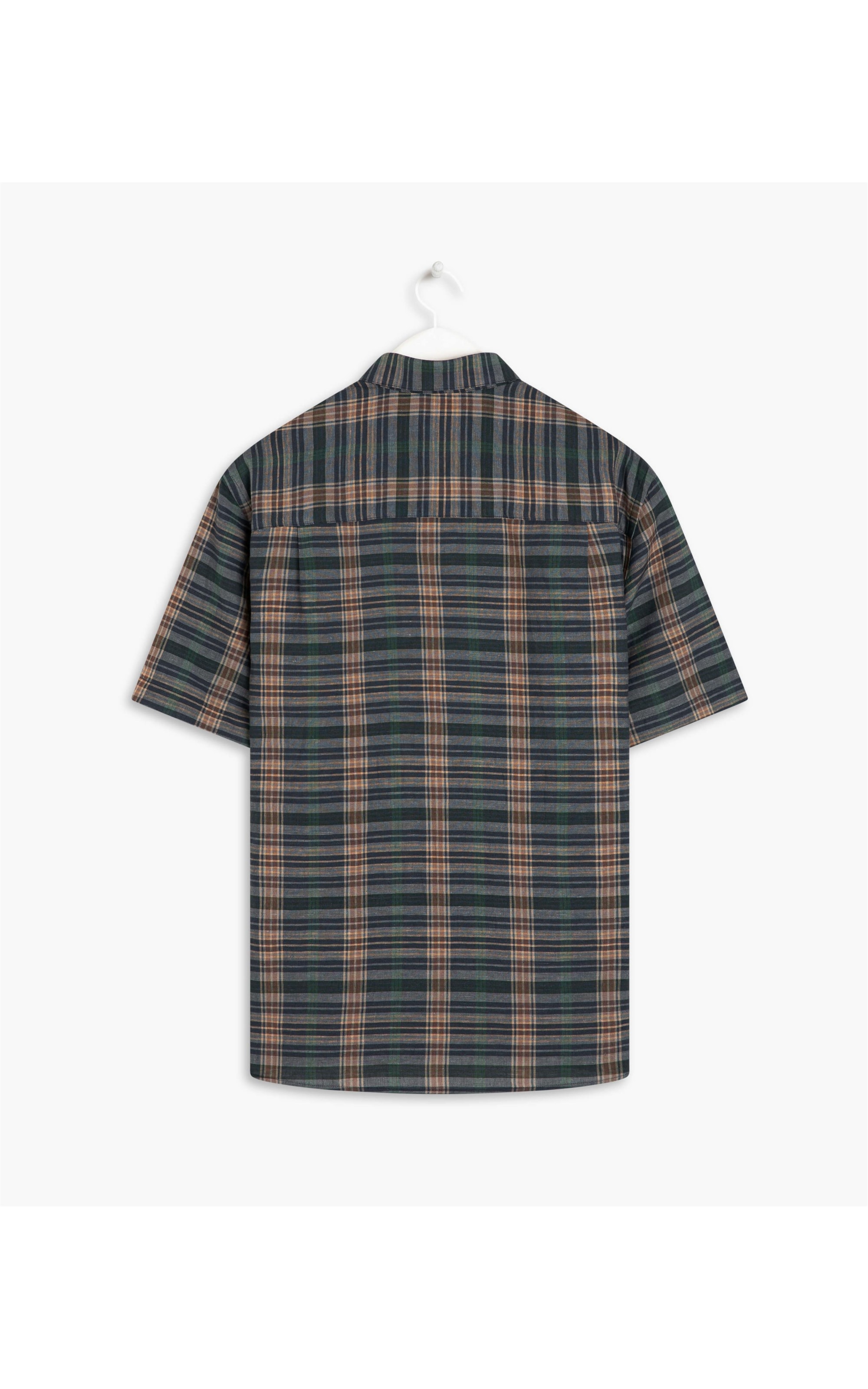 Camisa Linho  Alexandre Marrom