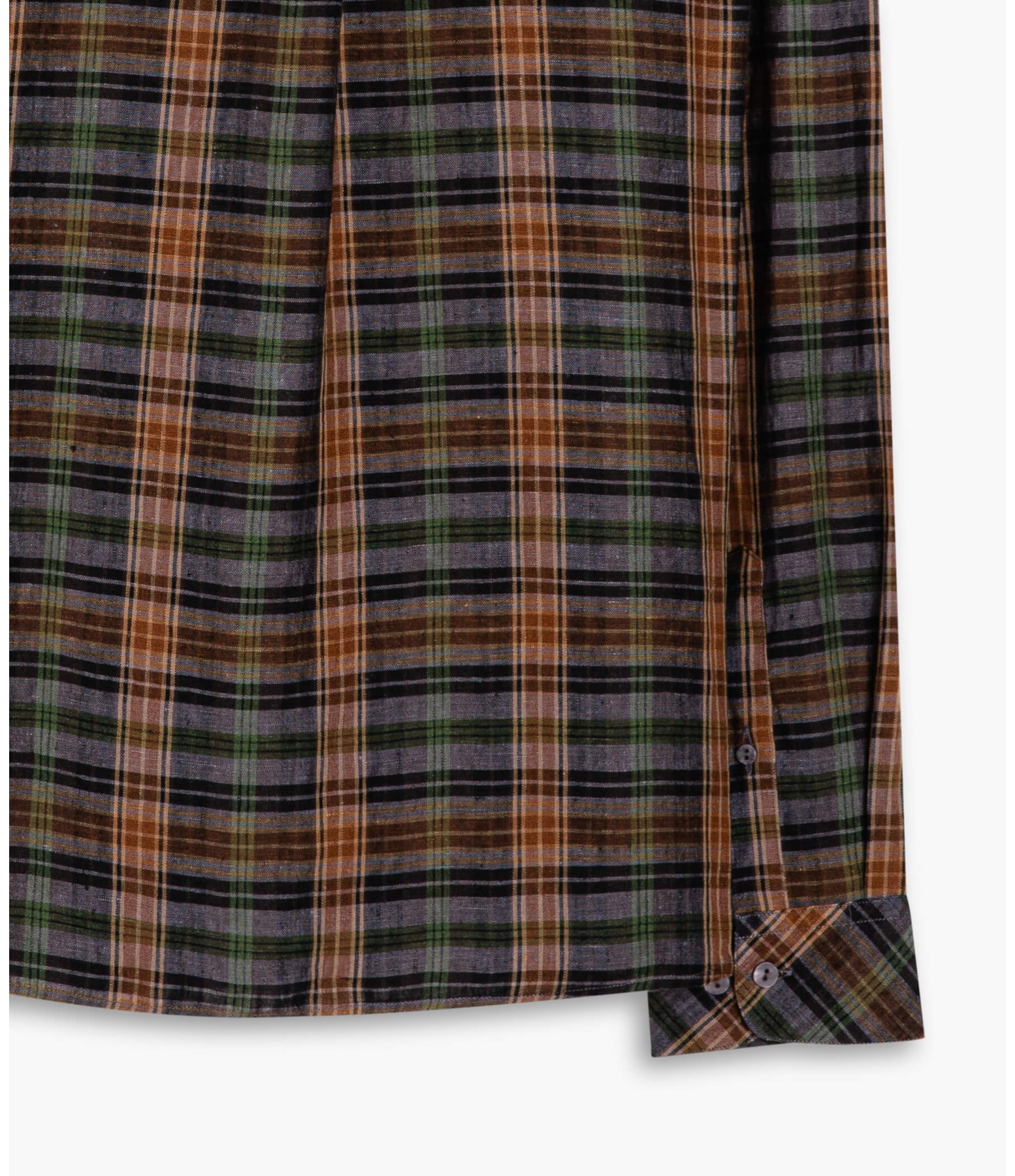 Camisa Linho  Alexandre Marrom