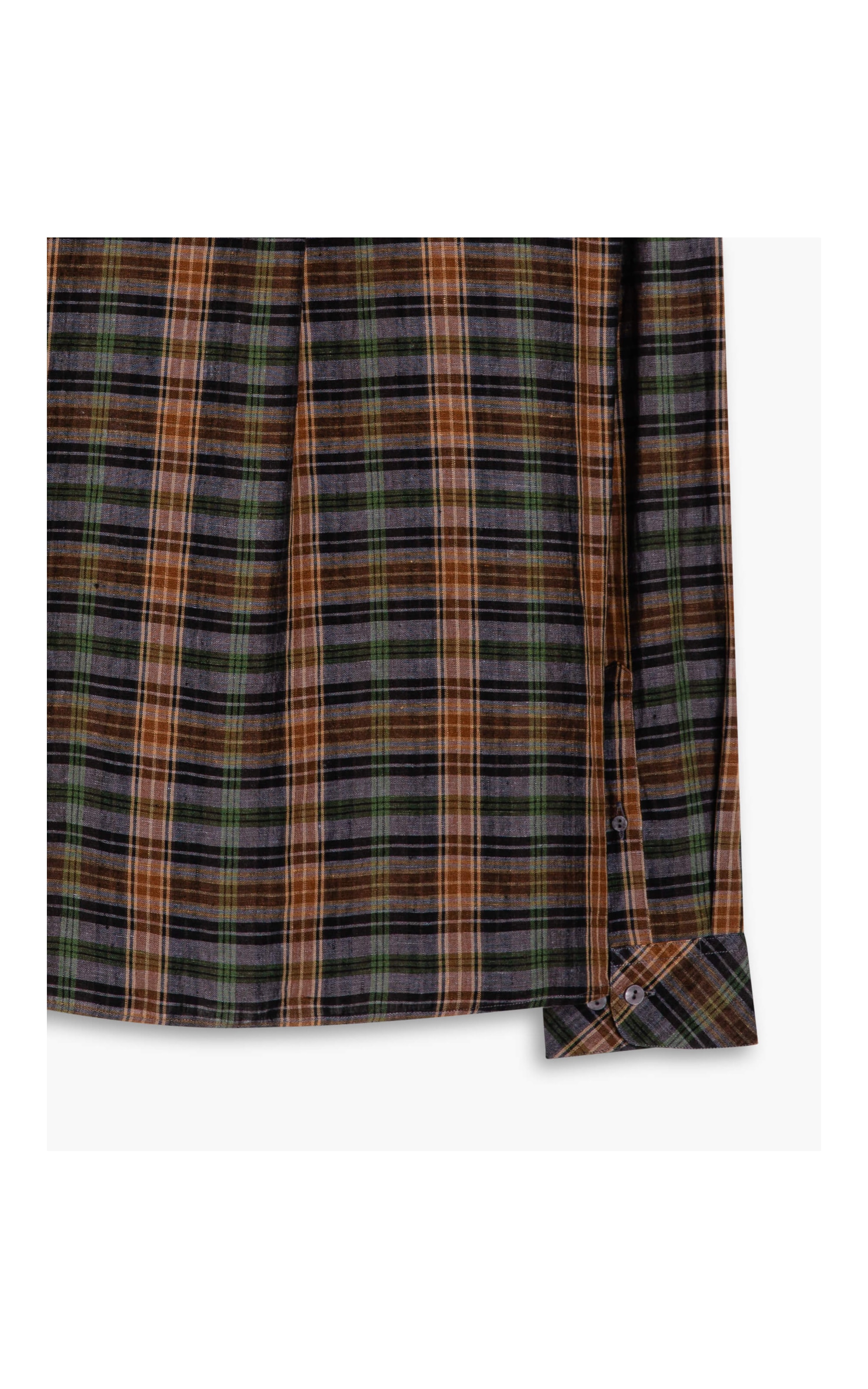 Camisa Linho  Alexandre Marrom