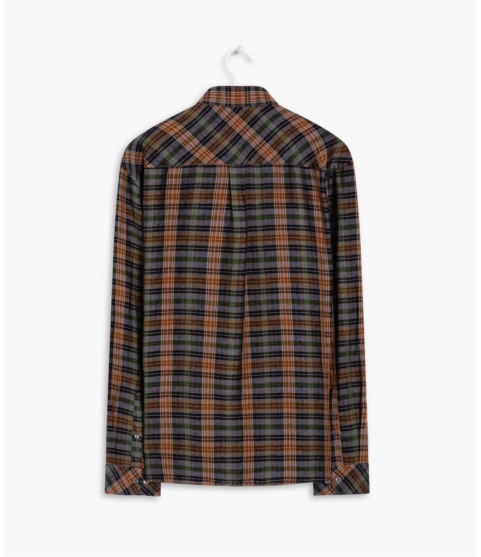 Camisa Linho  Alexandre Marrom