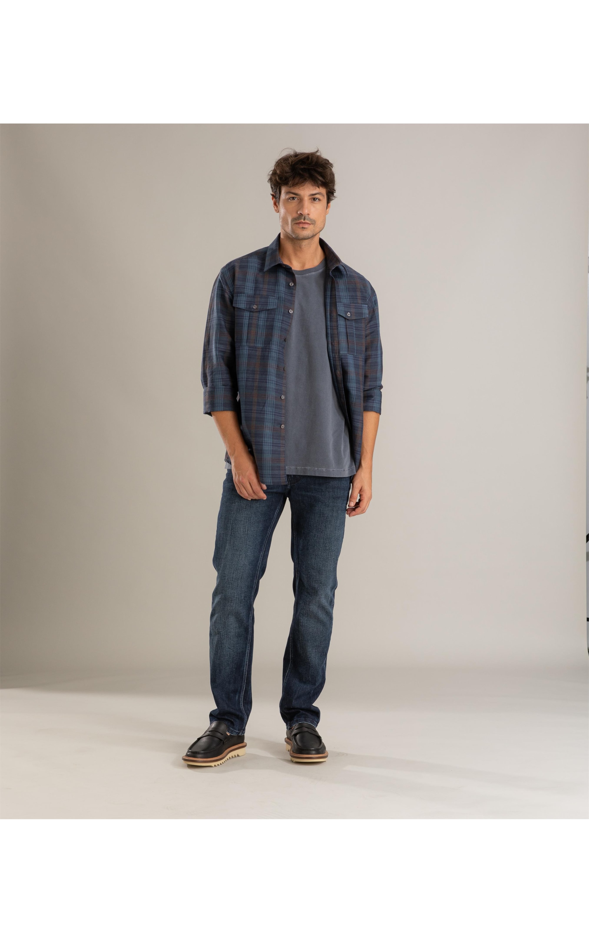 Camisa Linho  Alexandre Ml Marinho