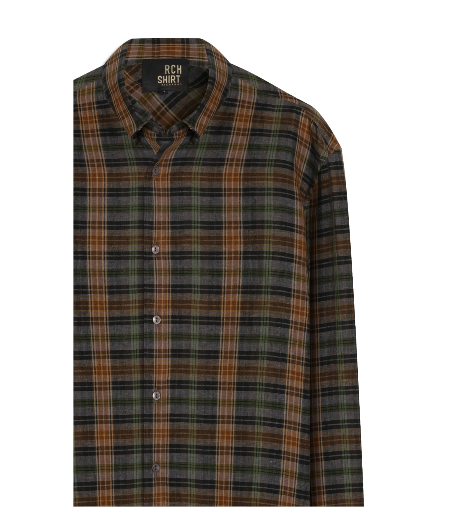 Camisa Linho  Alexandre Ml Marrom