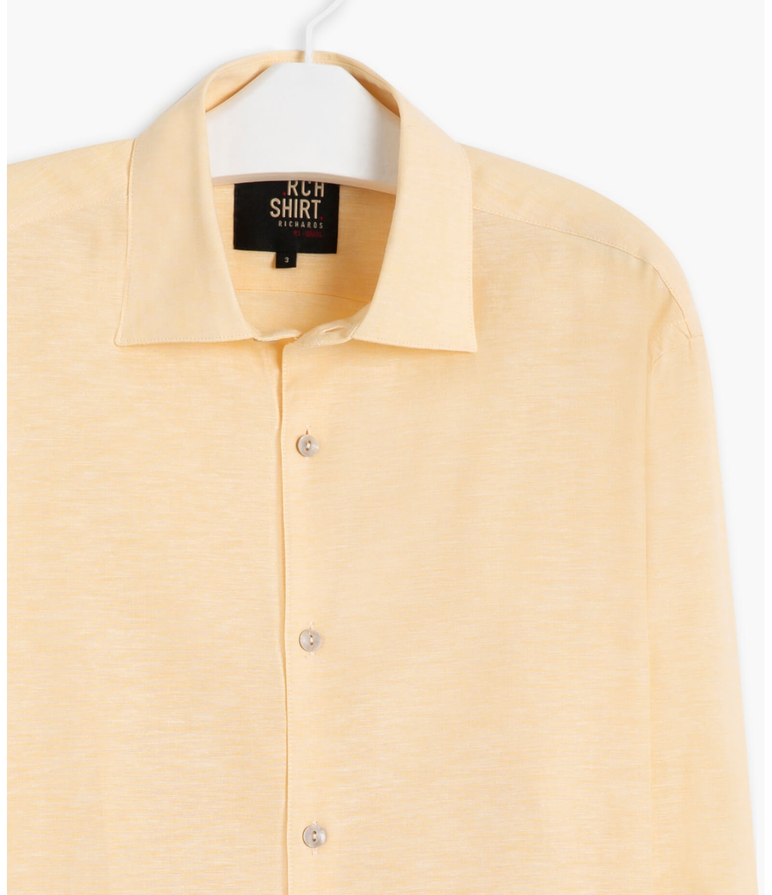 Camisa Linho Amarelo