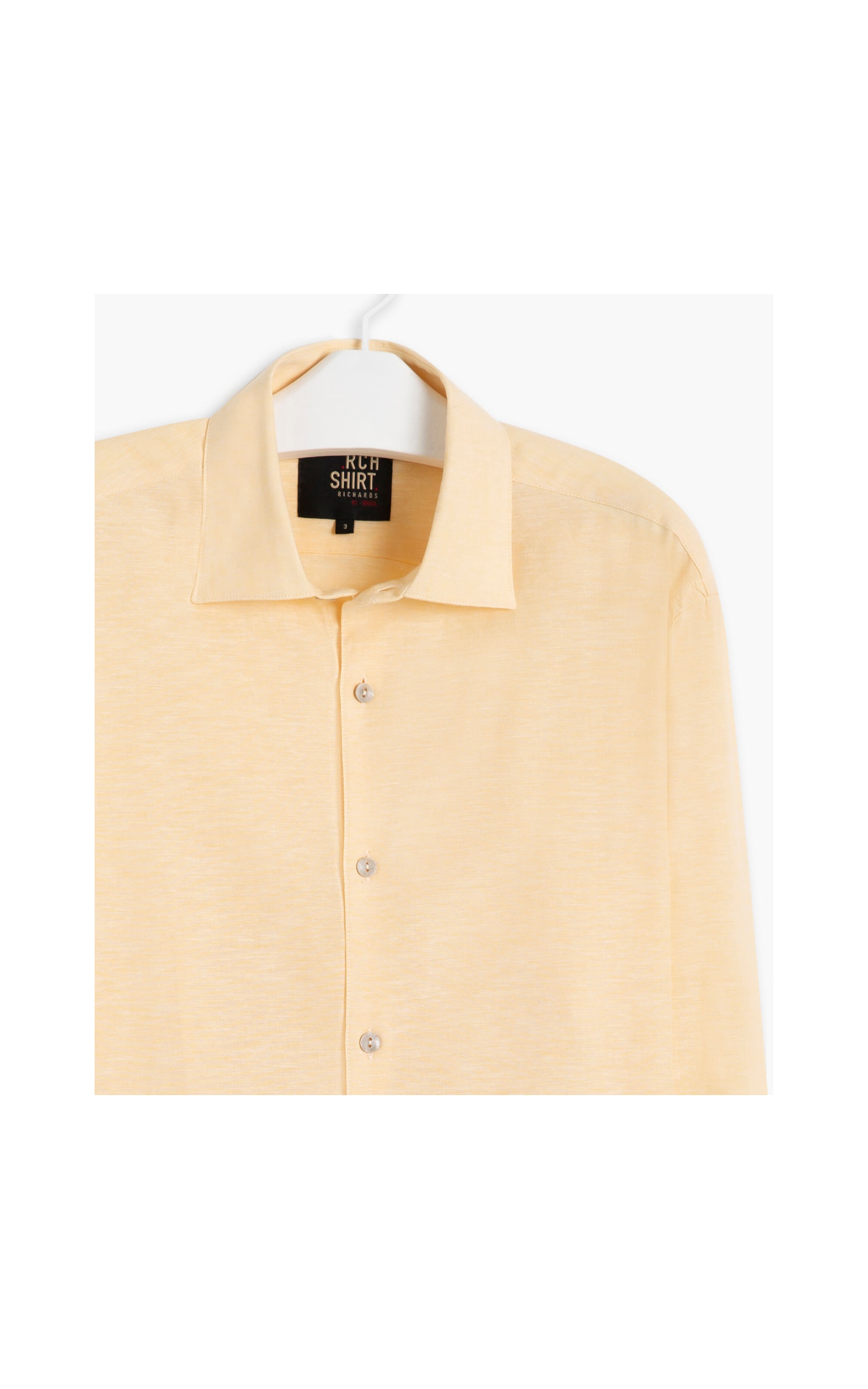 Camisa Linho Amarelo
