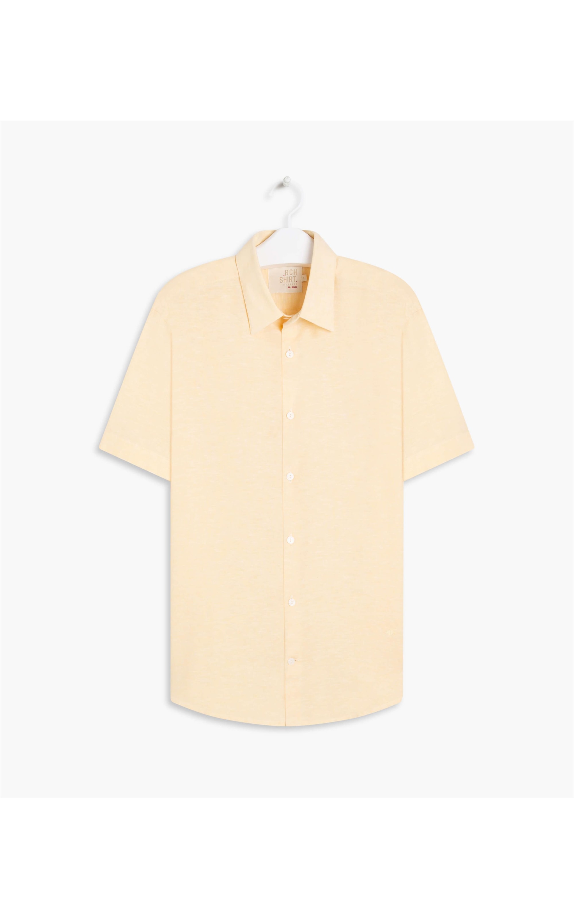 Camisa Linho Amarelo