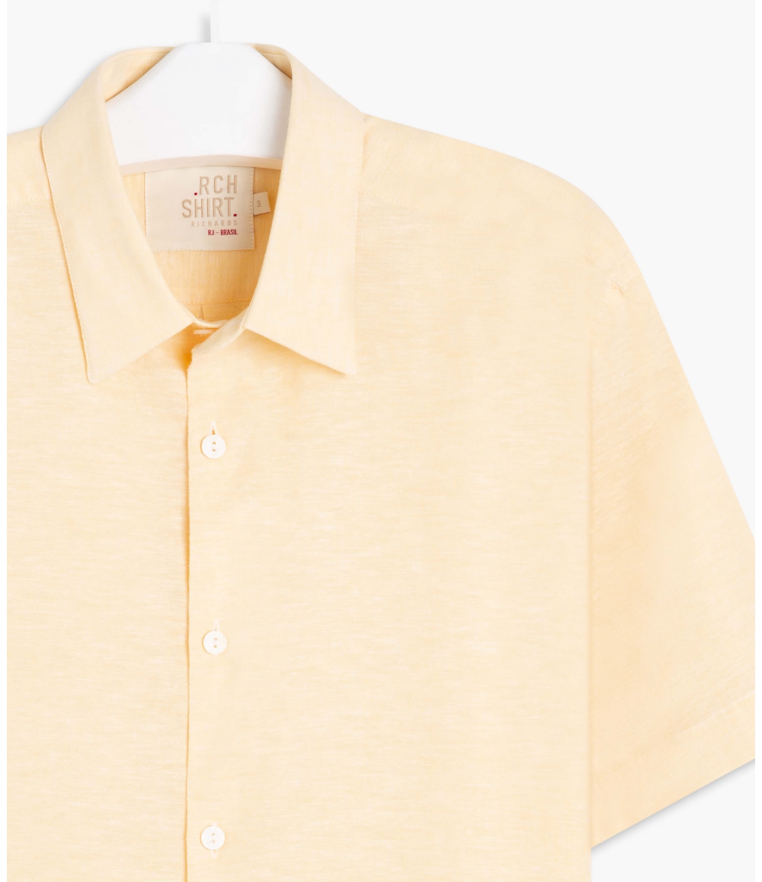 Camisa Linho Amarelo