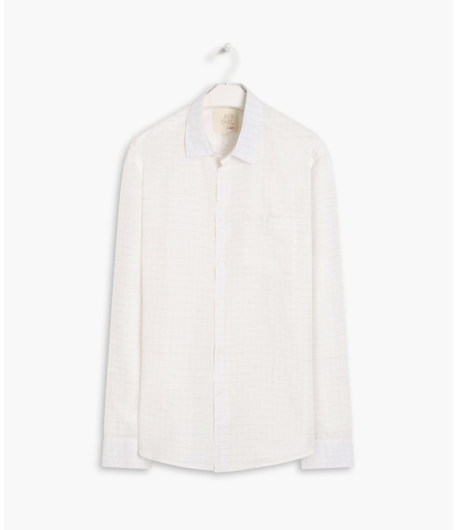 Camisa Linho  Apollo Cinza Claro